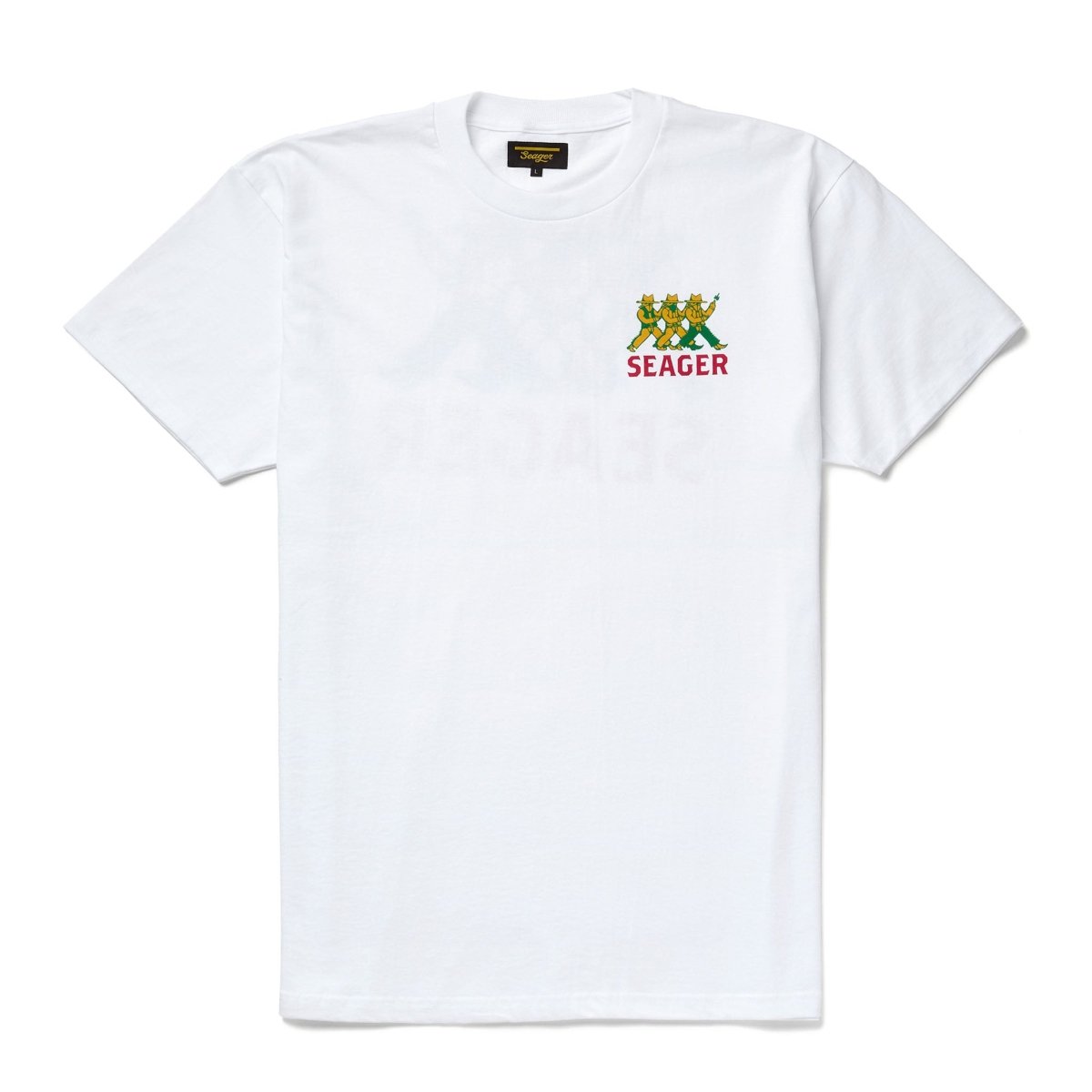 Seager- Finger Guns Tee White