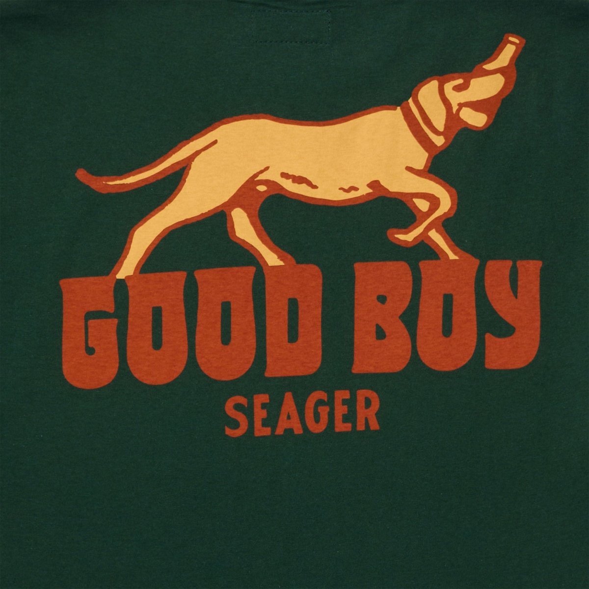 Seager- Good Boy Tee Green