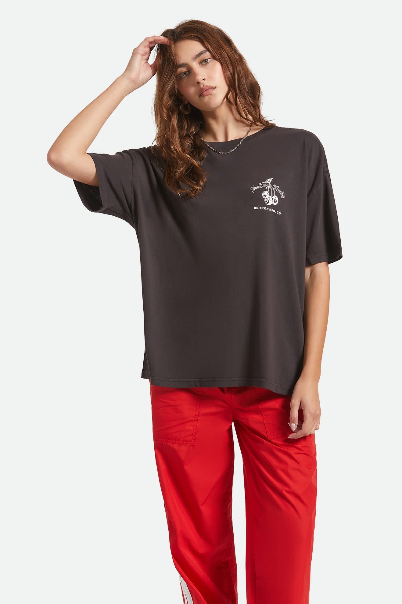 Brixton- Feeling Lucky Oversized Boyfriend T-Shirt