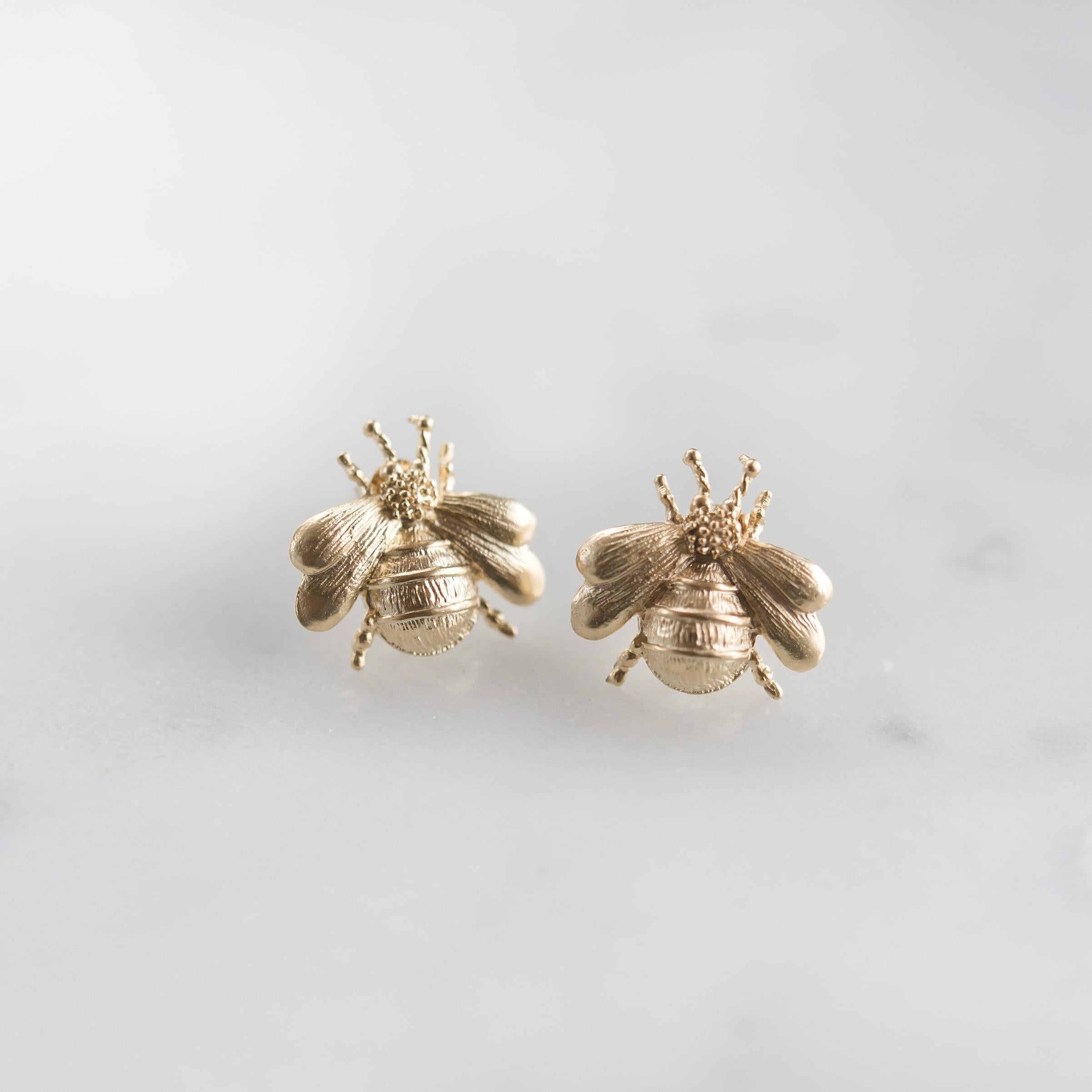 Helmsie- Bee Earrings