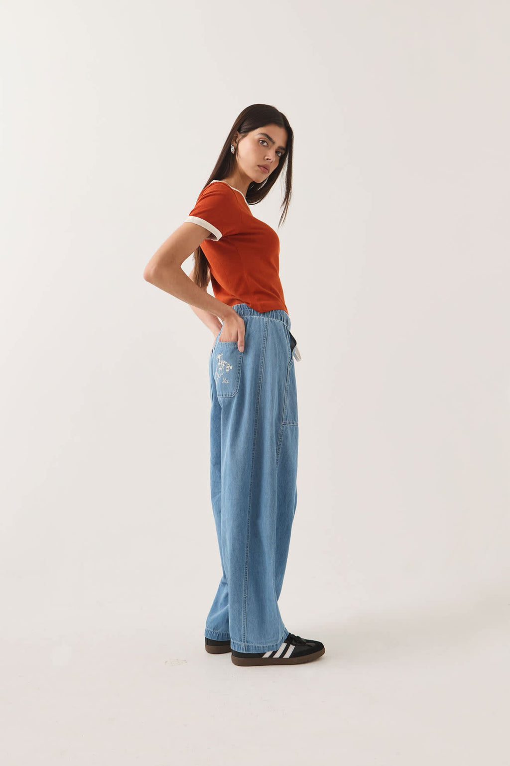 Brixton- Utility Everyday Barrel Pant