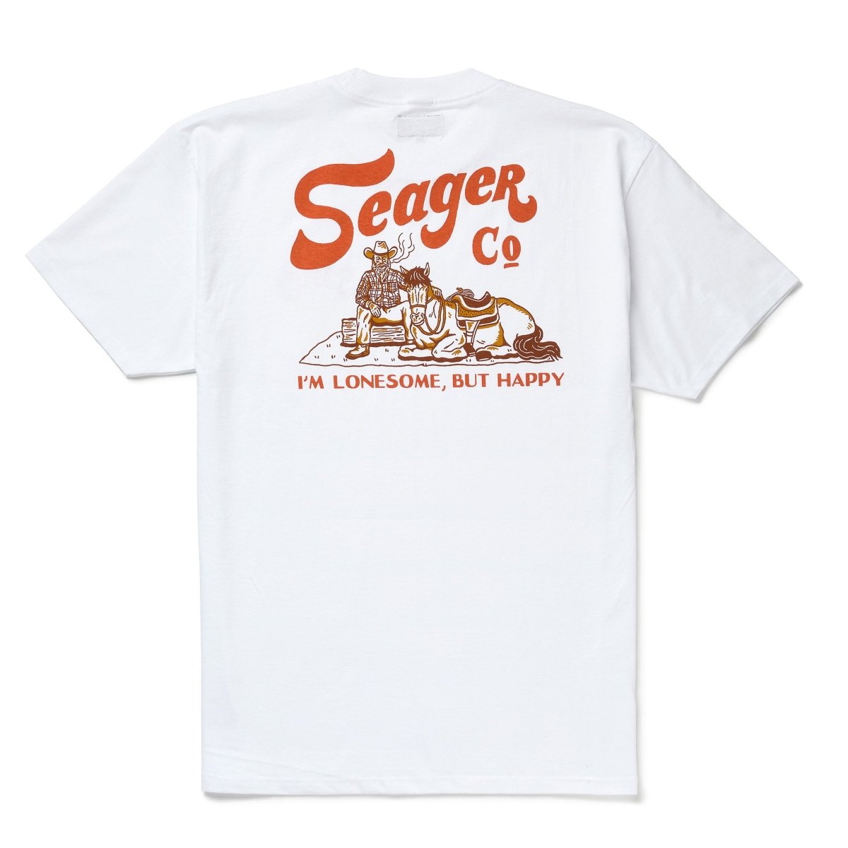 Seager- Lonesome Tee White