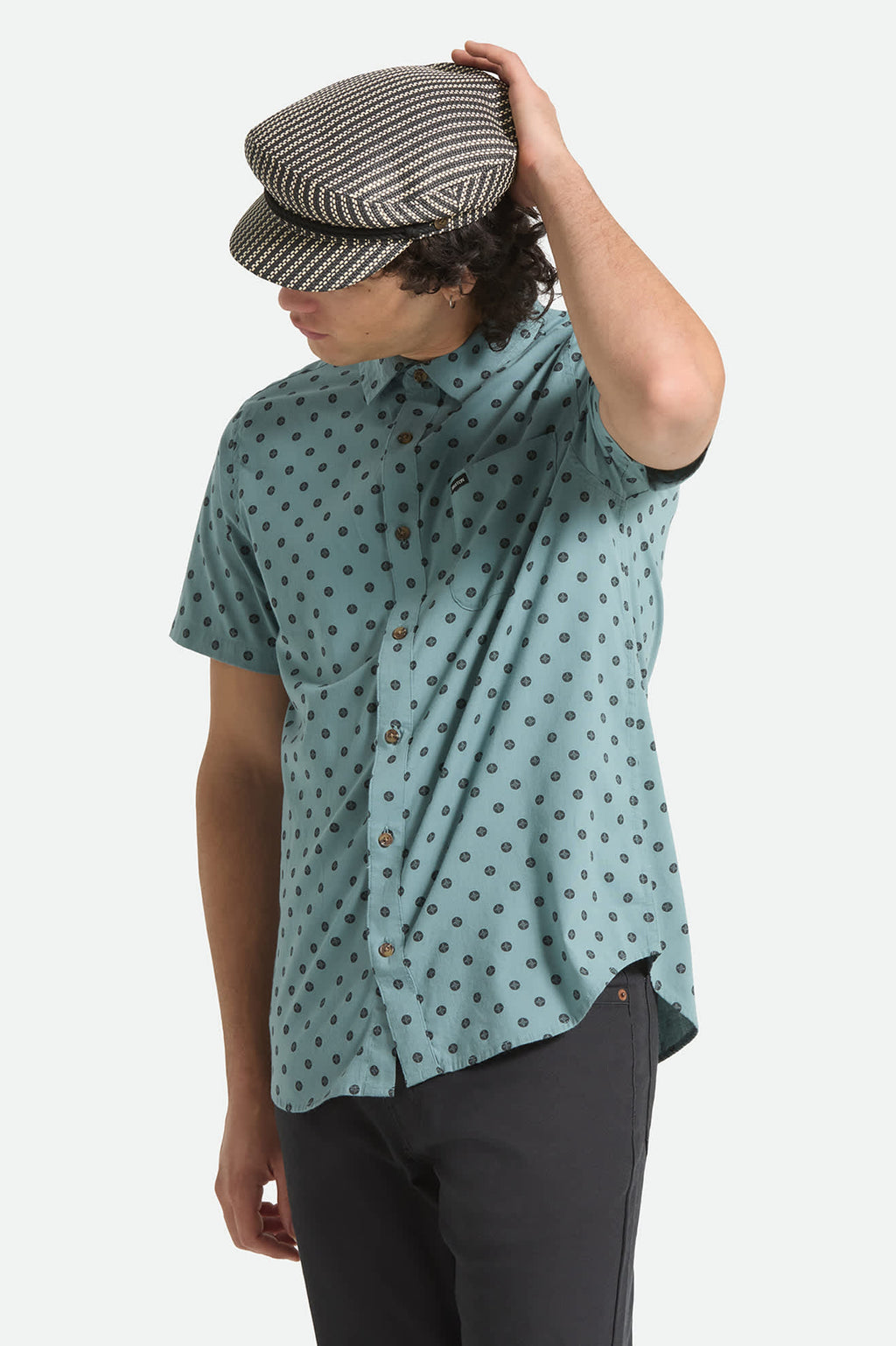 Brixton- Charter Print Shirt
