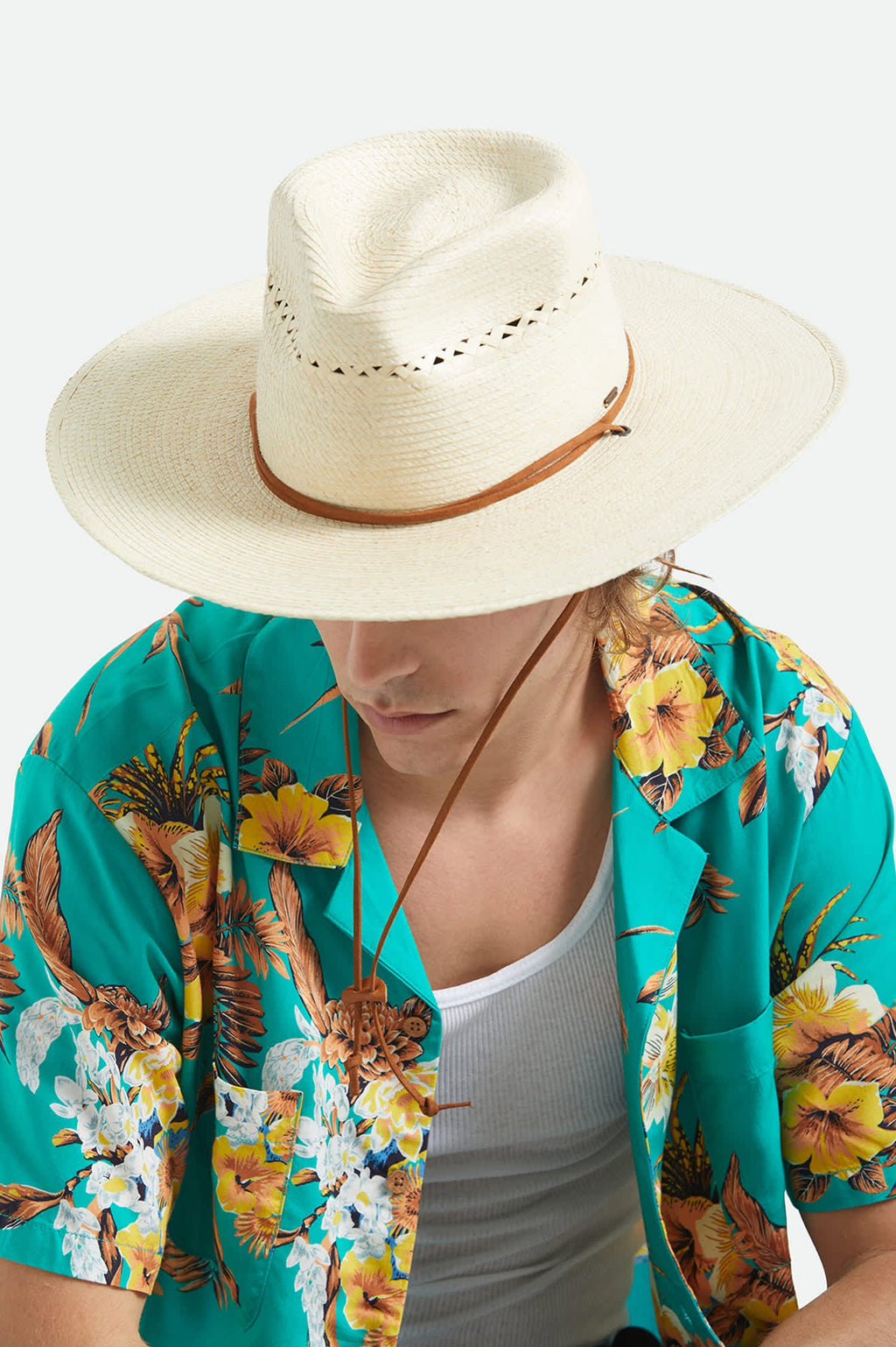 Brixton- Beck Straw Rancher Hat