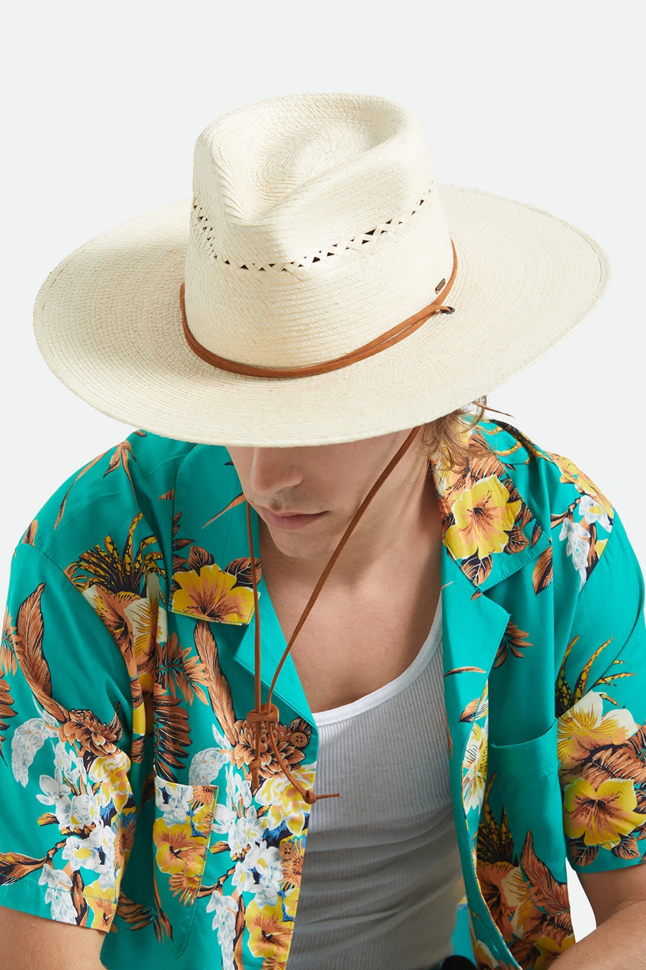 Brixton- Beck Straw Rancher Hat