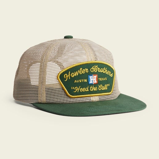 Howler Bros- Feedstore Snapback Tan/Green Hat