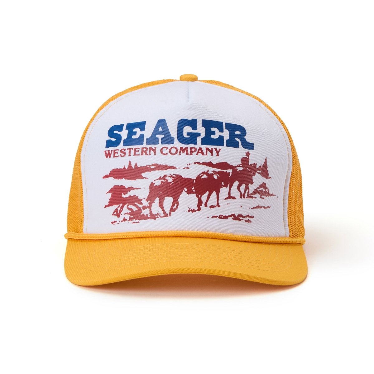 Seager- Pack Mule Snapback Yellow/Cream
