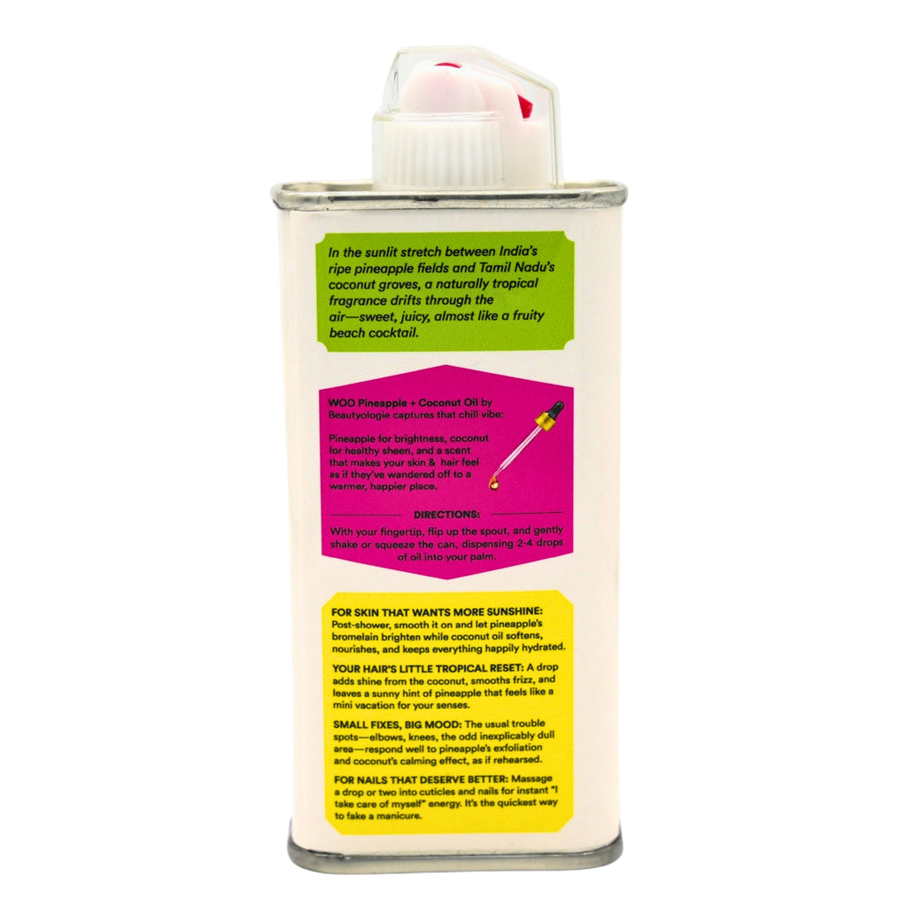 Woo - World of Oils- Pineapple + Coconut Oil, 100% Organic