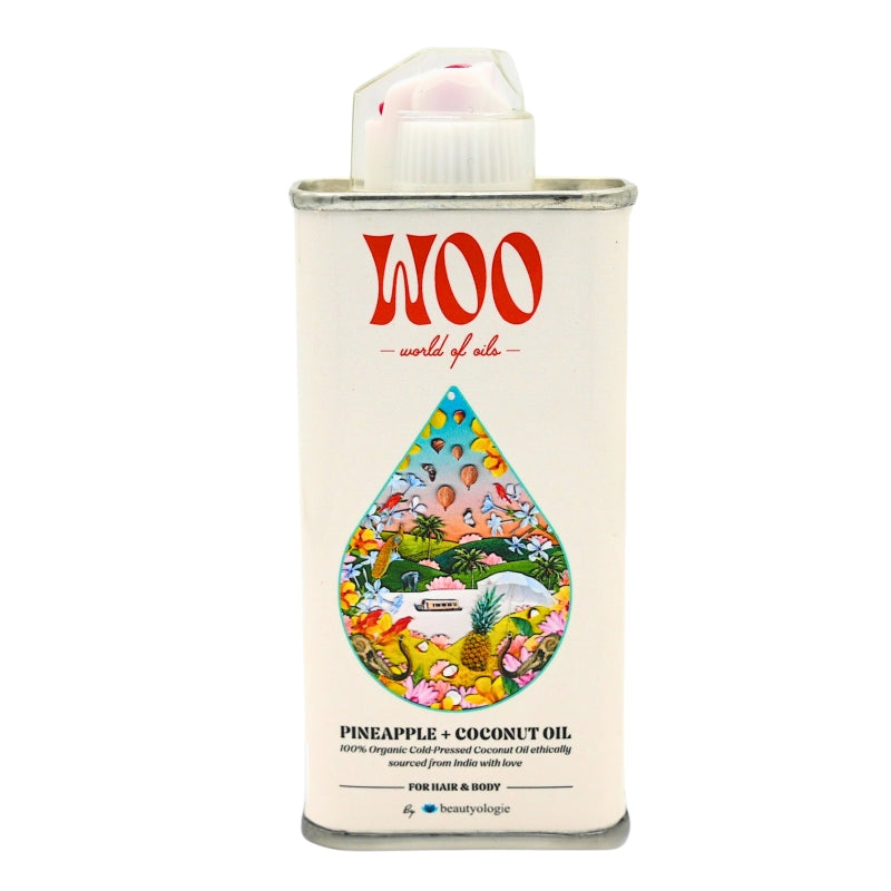 Woo - World of Oils- Pineapple + Coconut Oil, 100% Organic