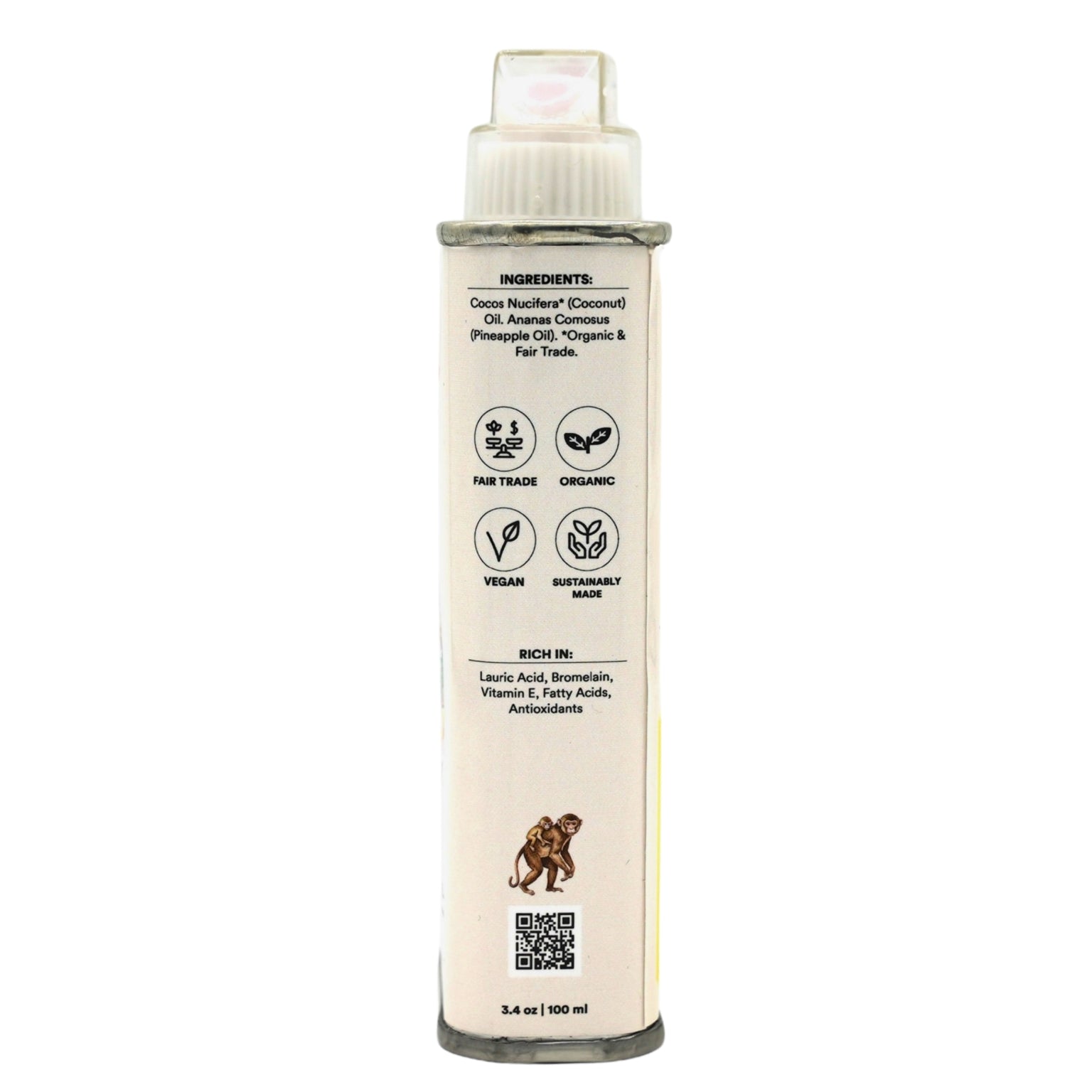 Woo - World of Oils- Pineapple + Coconut Oil, 100% Organic