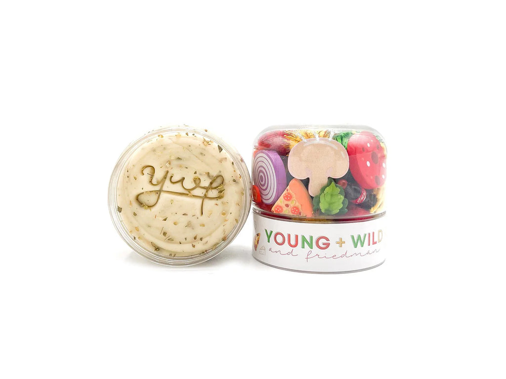 Young + Wild and Friedman- Pizza Grab & Go Dough Jar