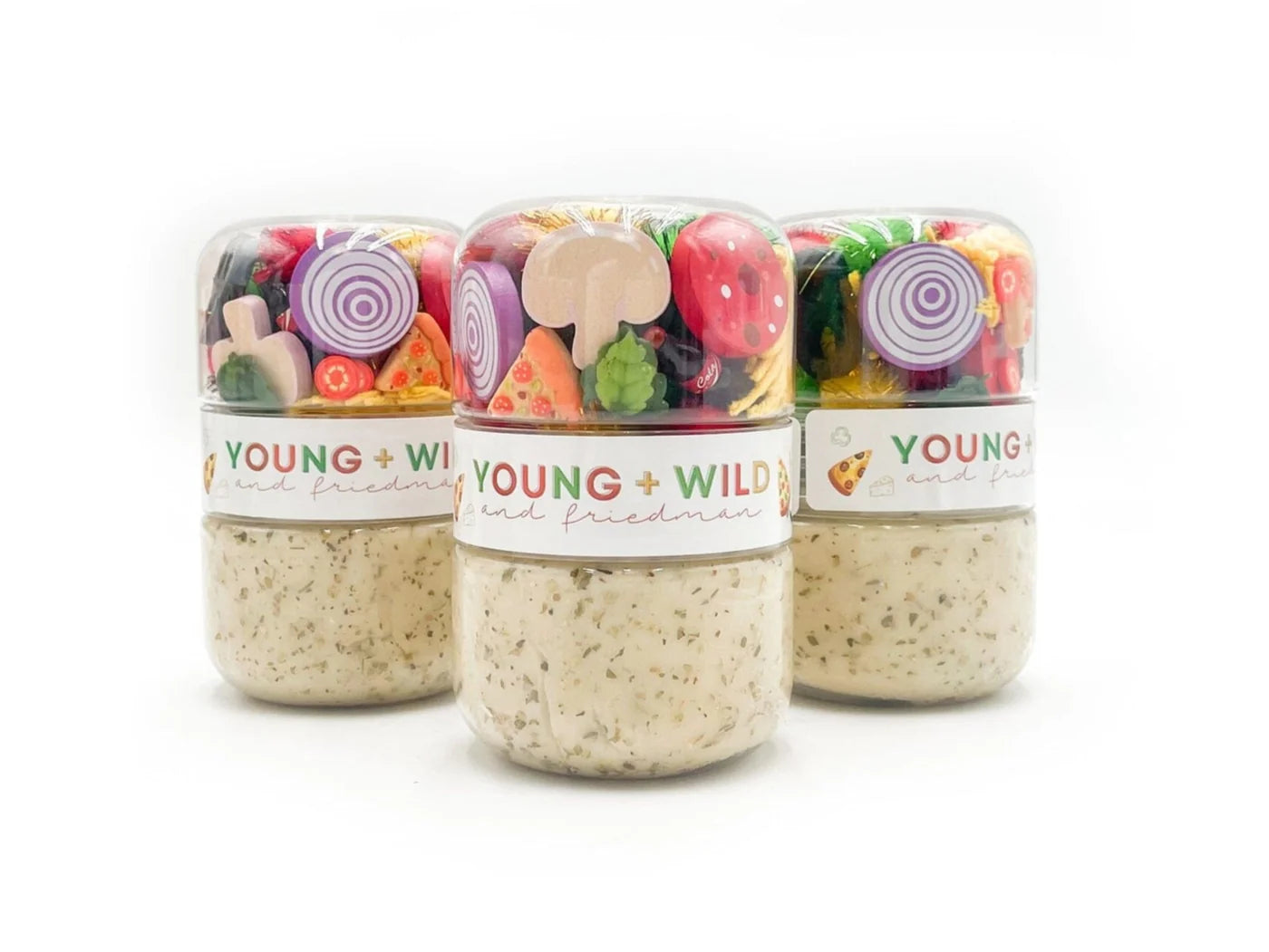 Young + Wild and Friedman- Pizza Grab & Go Dough Jar
