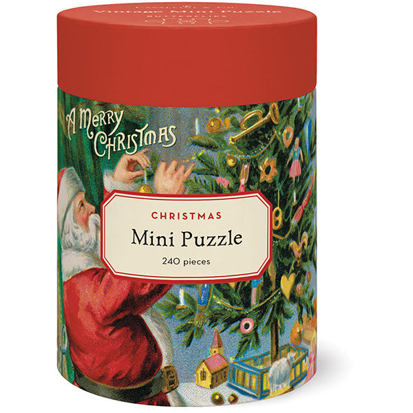 Cavallini Papers & Co.- Christmas 240 Pieces Mini Puzzle