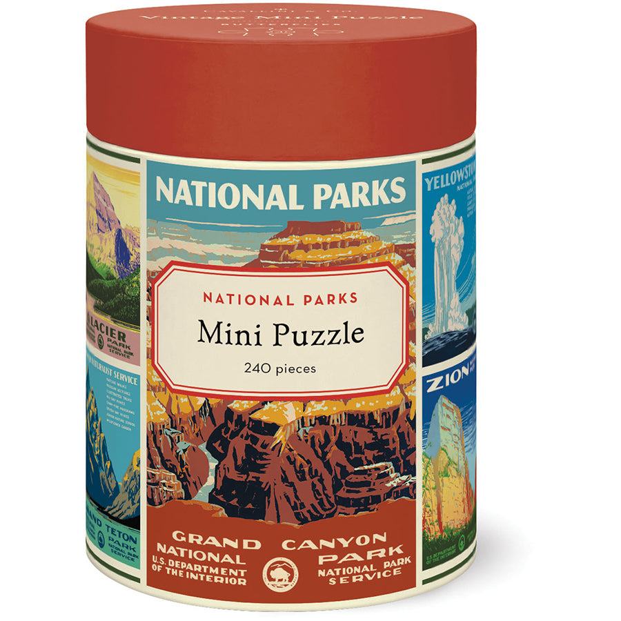 Cavallini Papers & Co.- National Parks 240 Pieces Mini Puzzle