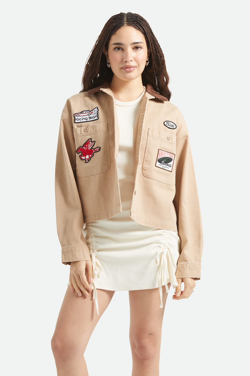 Brixton- Utopia Patchwork Overshirt