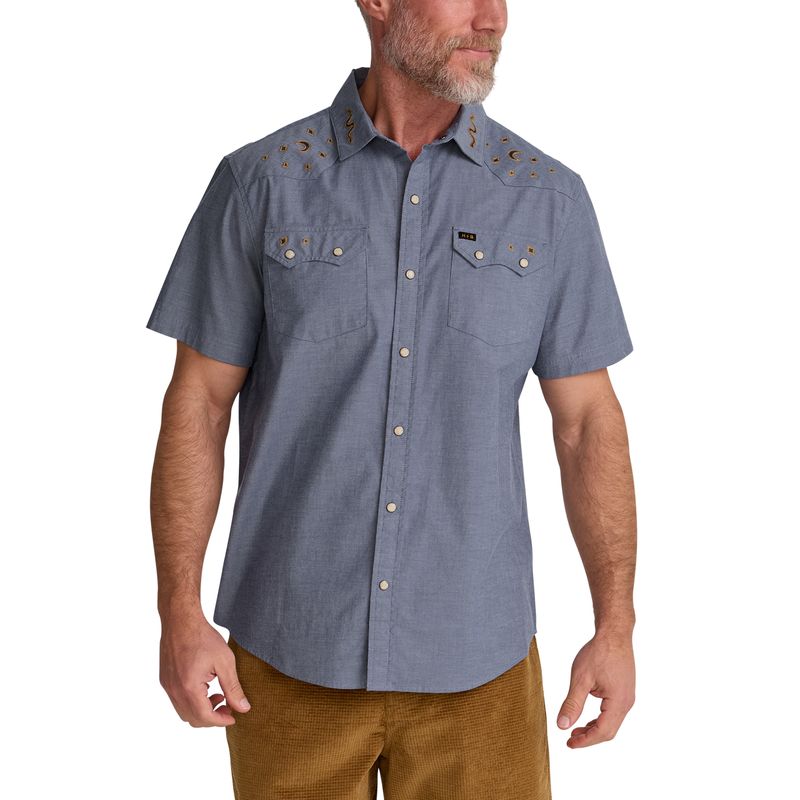 Howler Bros- Noche de Paz Crosscut Deluxe Snapshirt