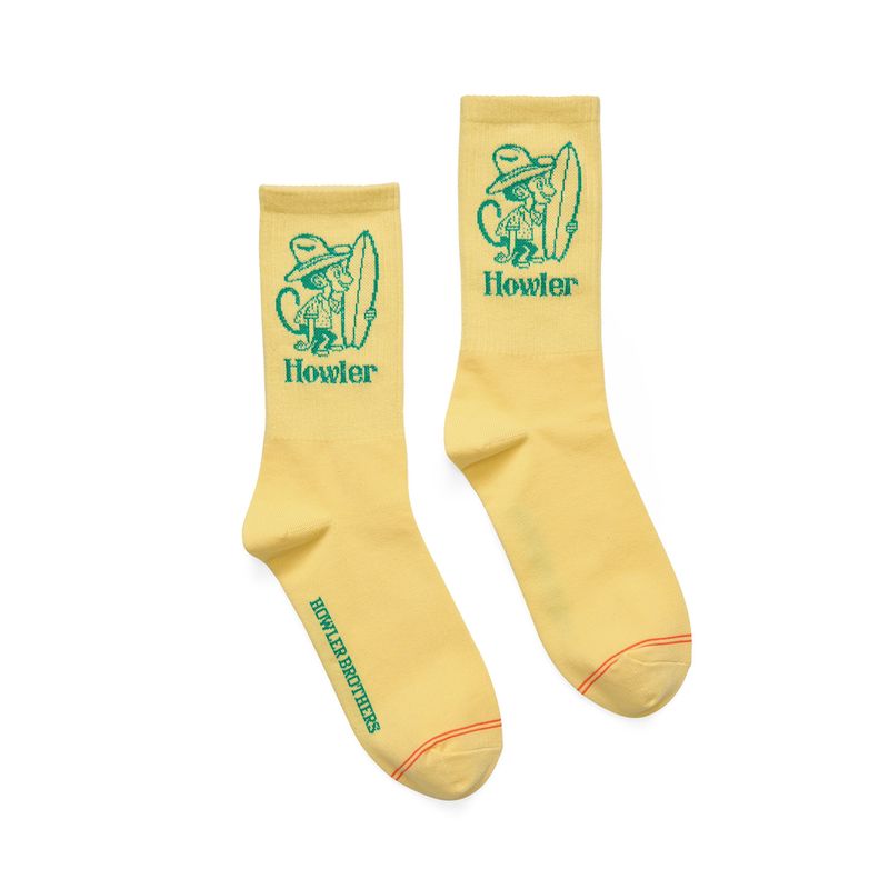 Howler Bros- El Monito Surfs: Yellow Socks