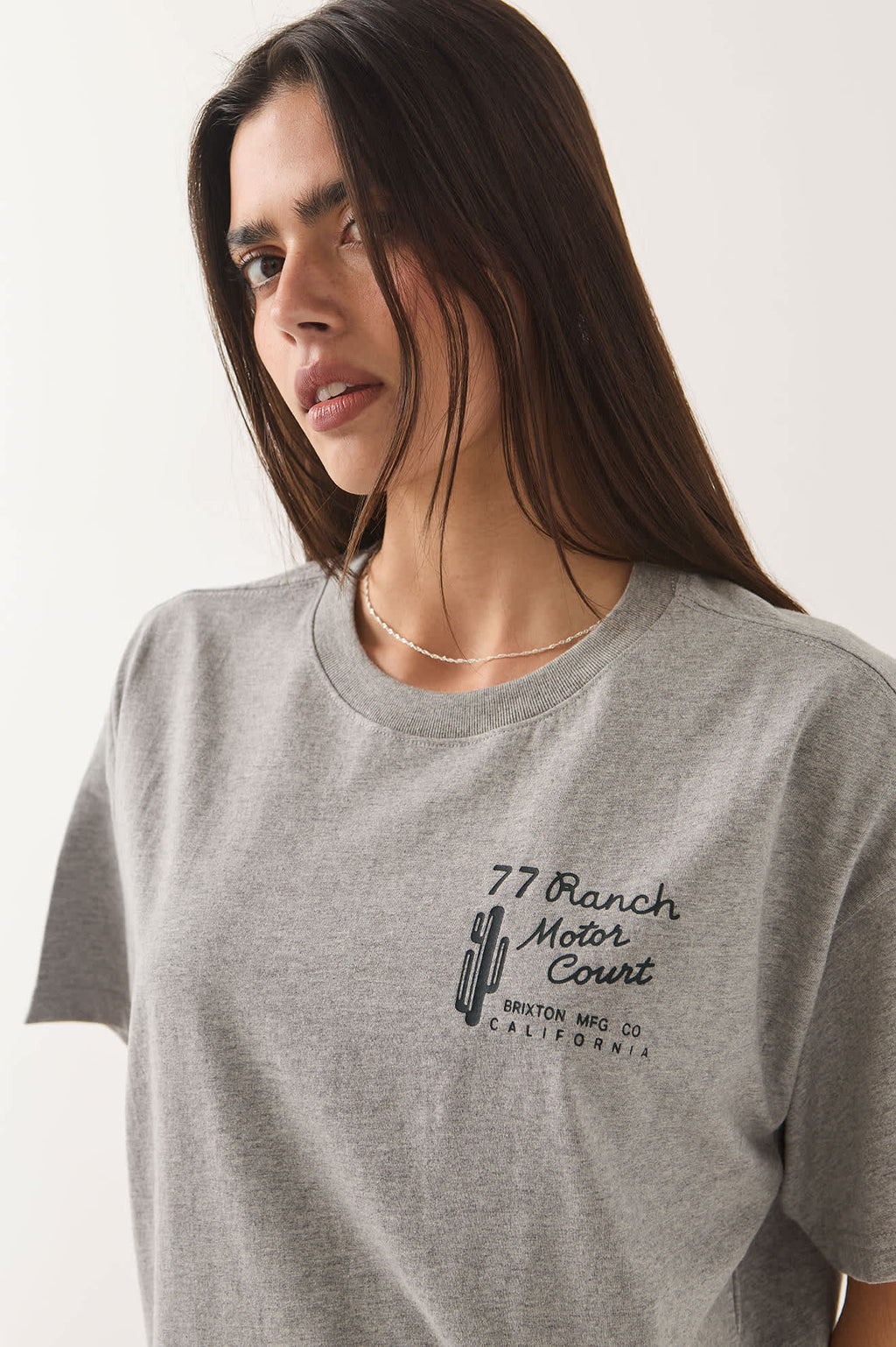 Brixton- Ranch Motor Court Boxy Crop Top
