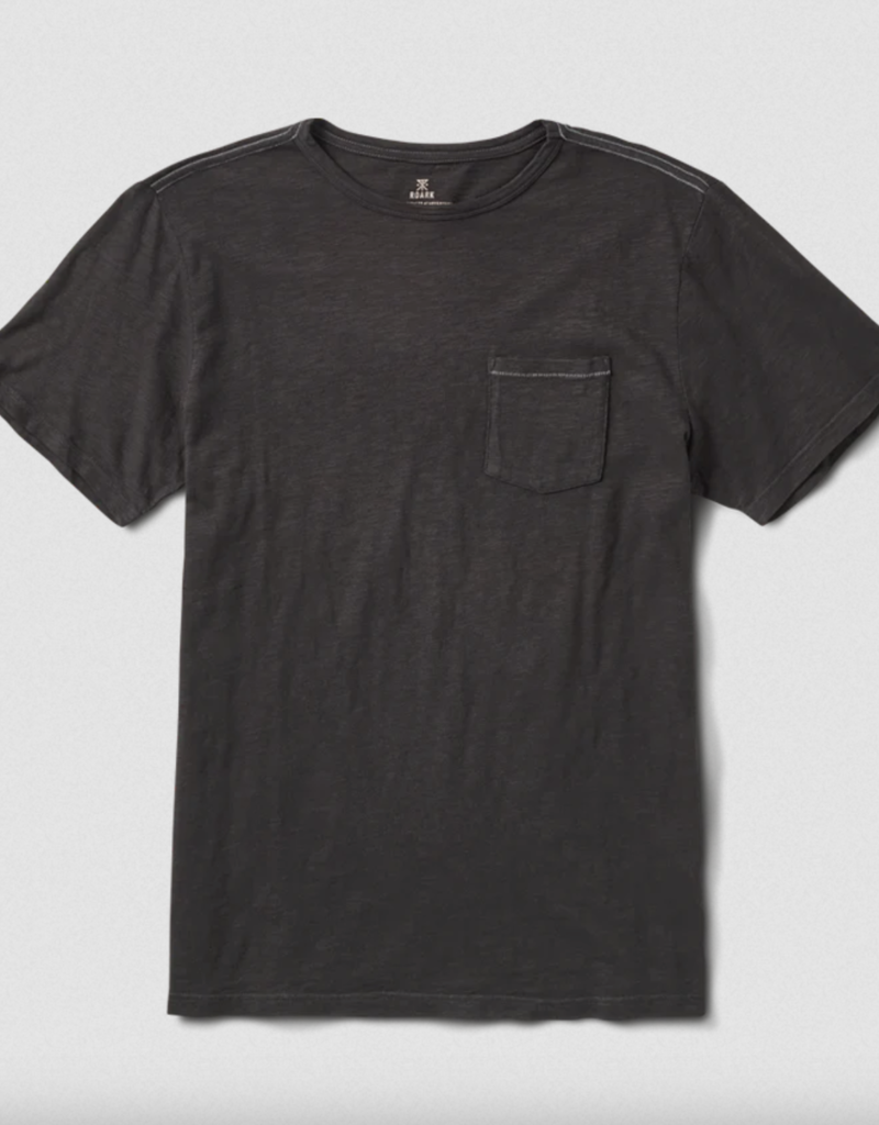 Roark- Well Worn Midweight Organic Short Sleeve Tee in Charcoal