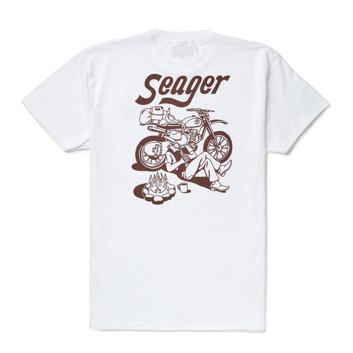Seager- Romero Tee White