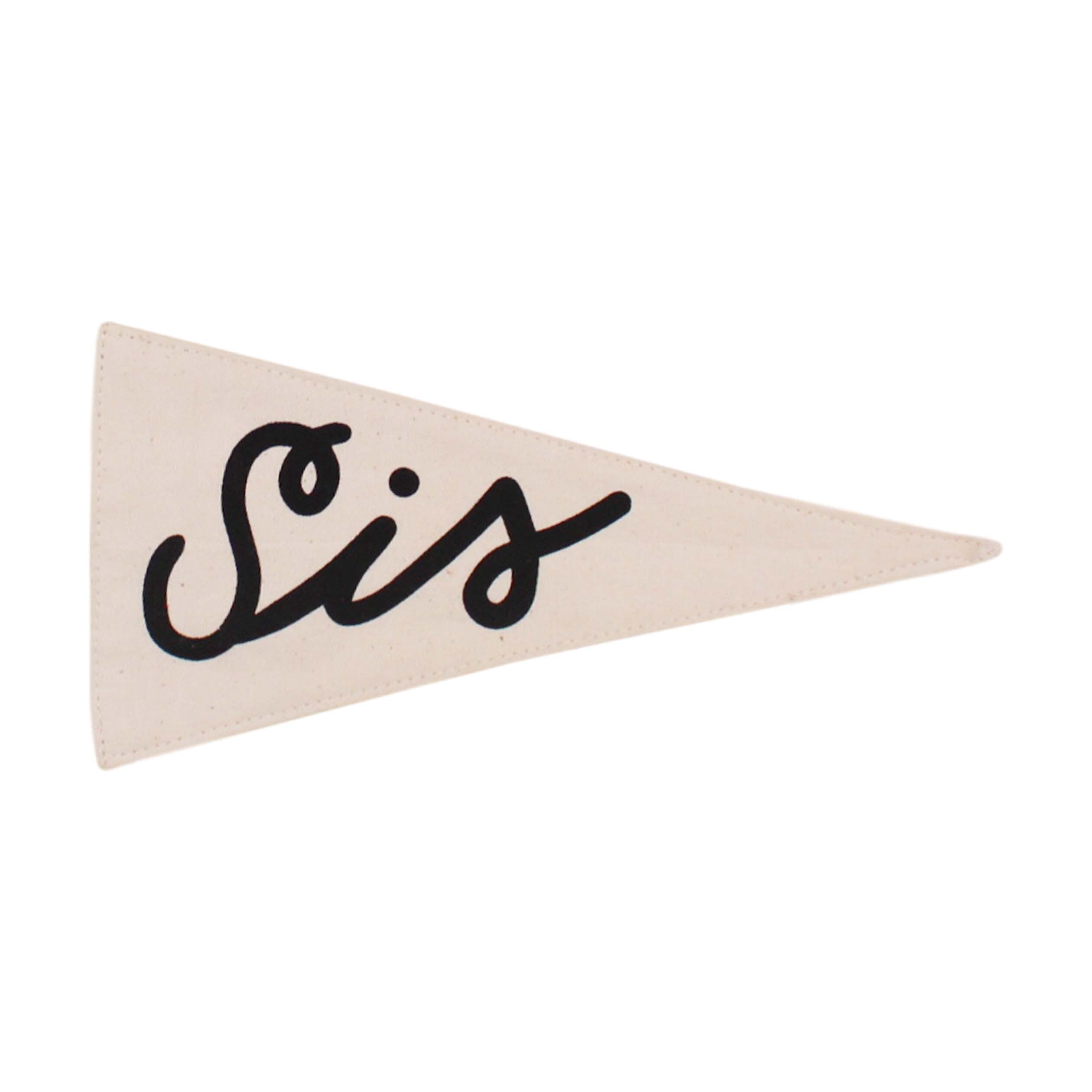 d e s c r i p t i o n

"Sis" Black screen print on natural canvas

Sewn and screen printed by hand by local artisans.

s p e c s

+ natural canvas

+ 11in x 5in