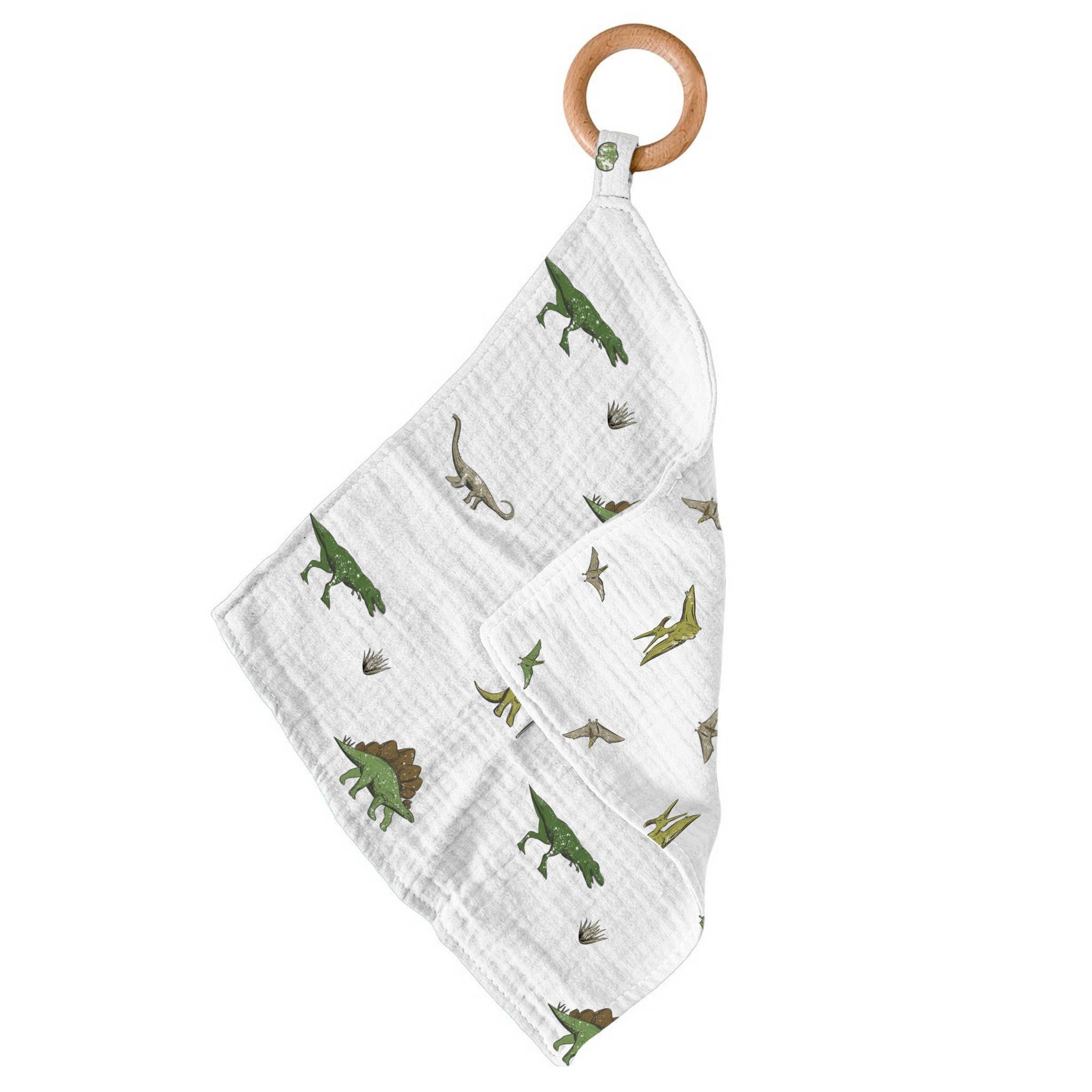 The Newcastle Teether is made from our popular 100% Cotton mini blankies, with a removable beach wood ring for easy cleaning. Wood has natural antibacterial and antimicrobial properties, making wood a superior teether choice. Our teether and blankie combo