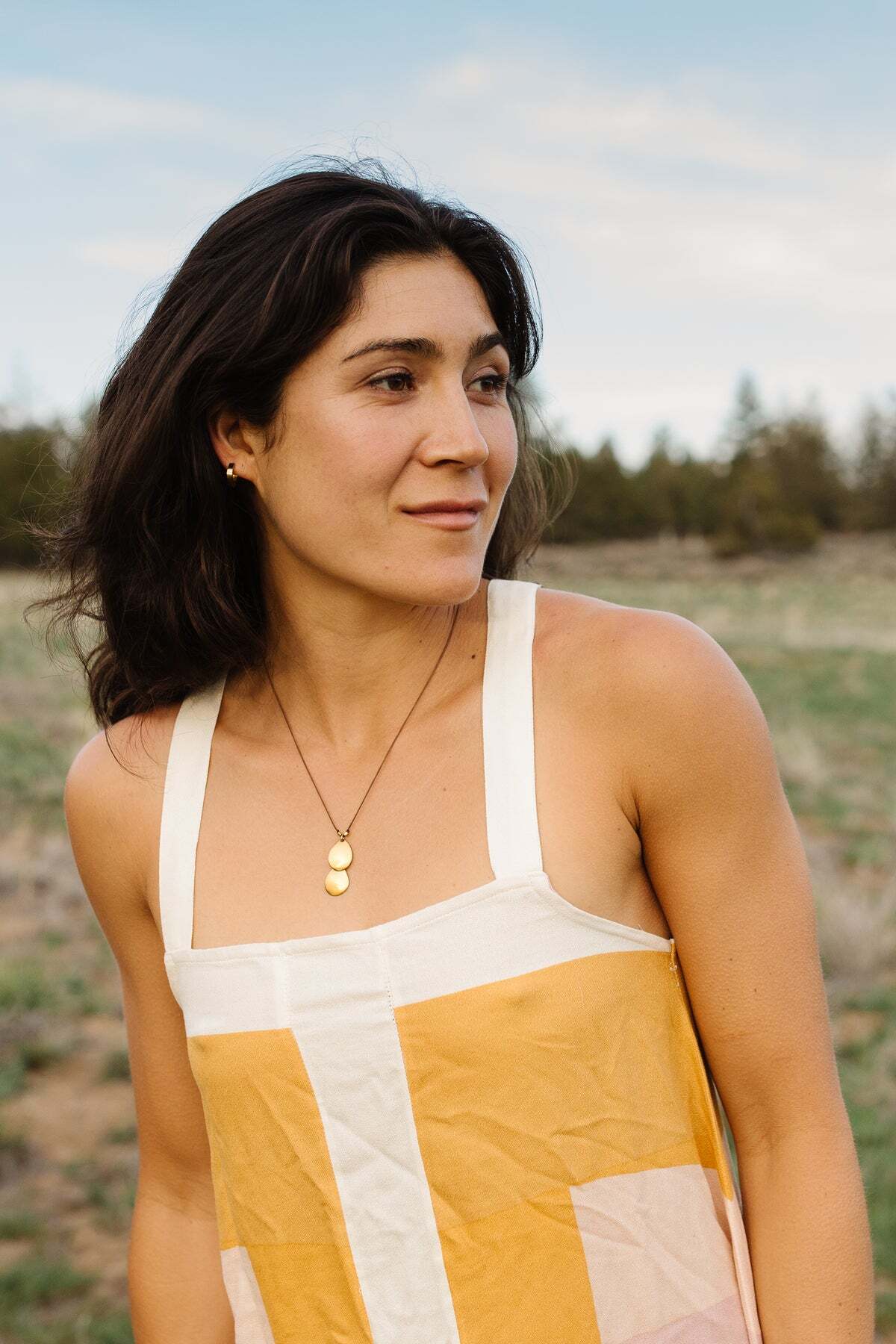 <p>Active jewelry just got a whole lot sexier with our new Pool Drop necklace. Fully adjustable sliding bead closure allows you to wear it nice and tight choker style or pull it down long and layer it with your favorite Tiny Charm. 100% nylon cordelette m
