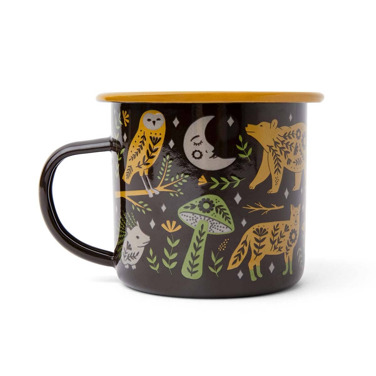 Every Trek Light Gear Enamelware mug is made by hand - and is 100% Dishwasher, Stovetop, and Campfire friendly.

Handcrafted and built to last. Lightweight for easy holding and easy travel. A hand-dipped and rolled rim for easy sipping.