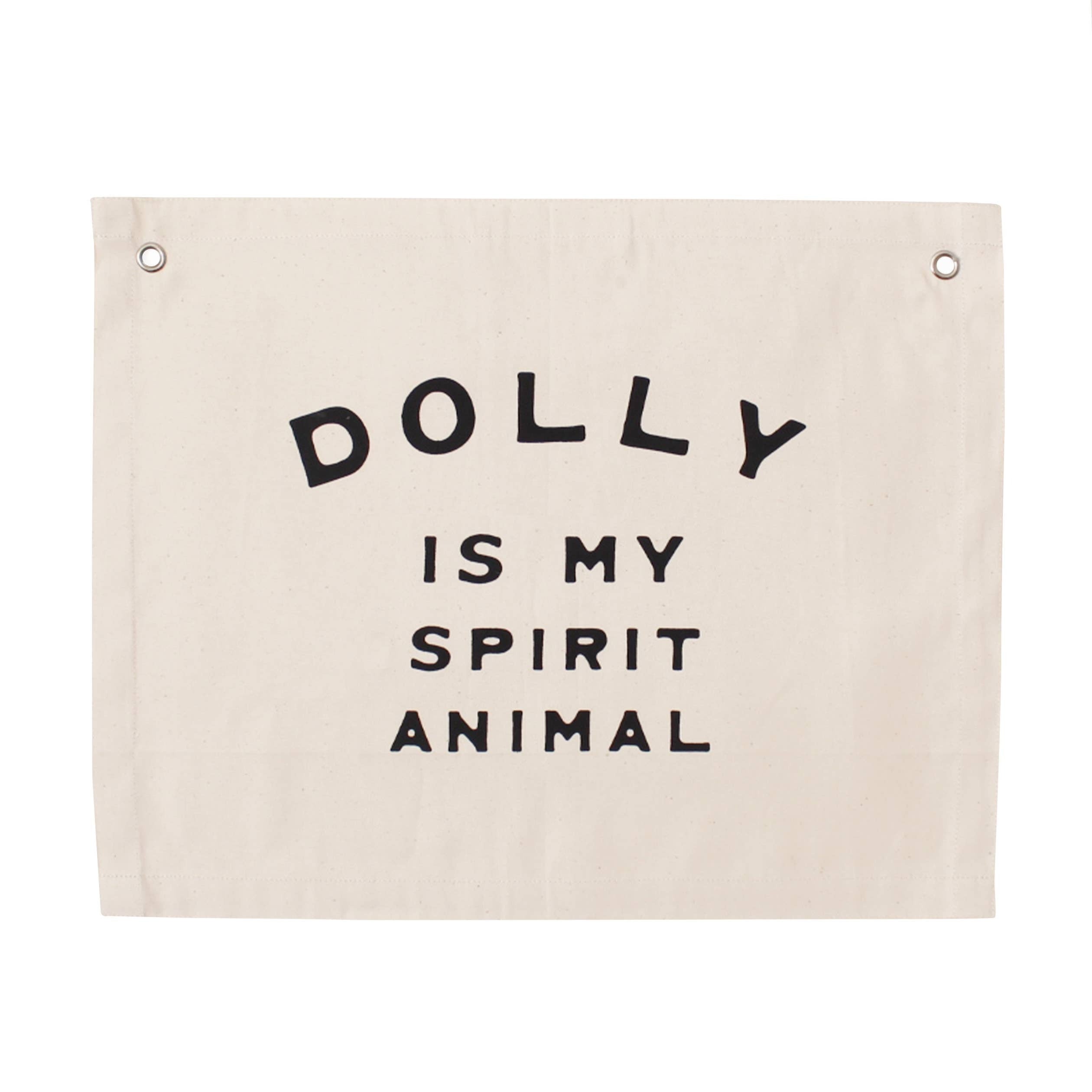 d e s c r i p t i o n

"Dolly is my spirit animal" Black screen print on natural canvas banner.
HOWDY LINE 2022

Sewn and screen printed by hand on natural canvas by Kenyan artisans.

s p e c s

+ natural canvas

+ 5/16 inch grommets

+ 20in x 16in


#tex