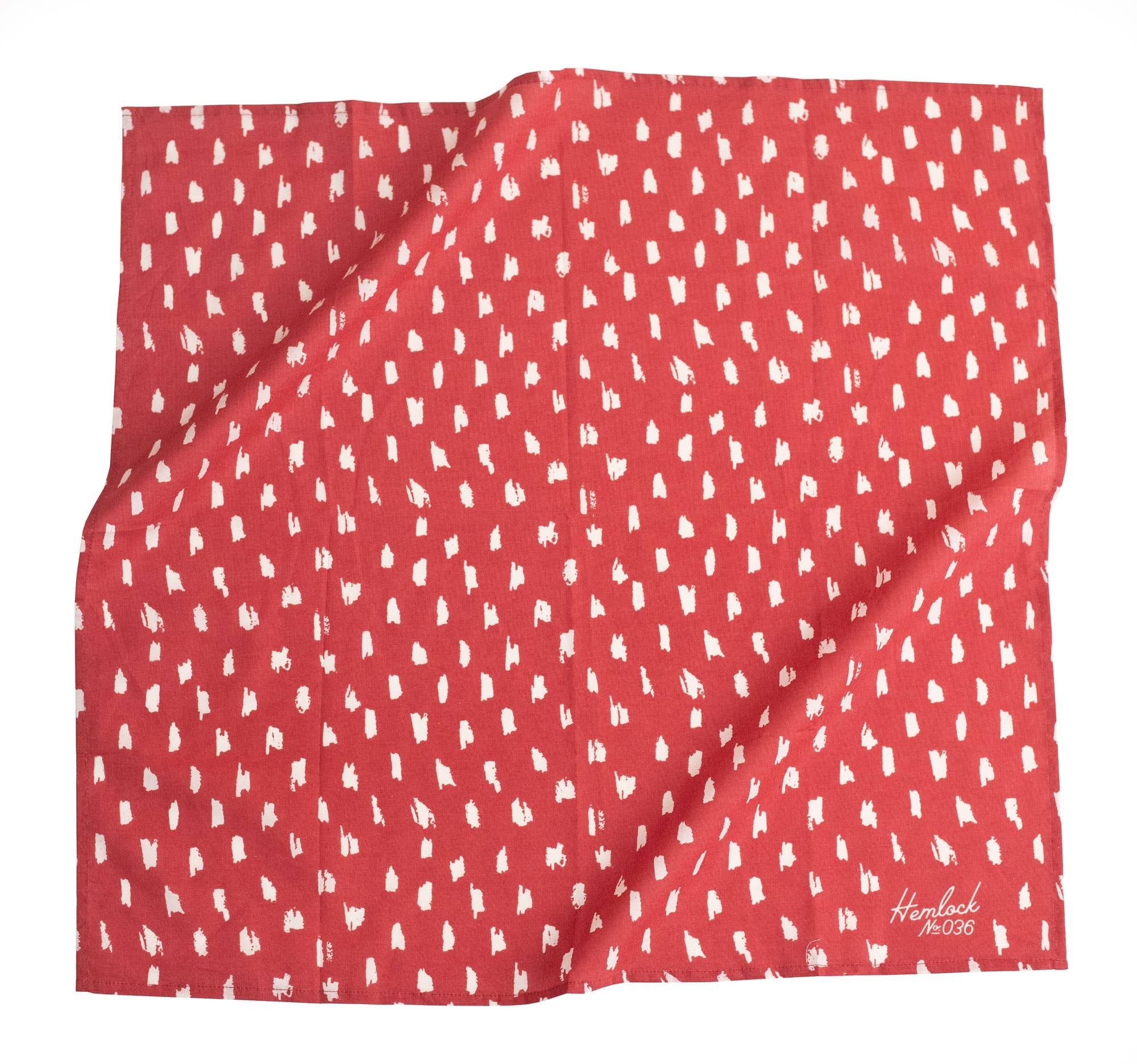 Color: Scarlet Red

Material: 100% premium cotton

Sizing: 22x22 inches

Designed in the U.S.

Hand screen-printed in India

Bandanas can be used in so many different ways! Use it as a handkerchief on hikes, wear it in your hair or on your clothes to spic