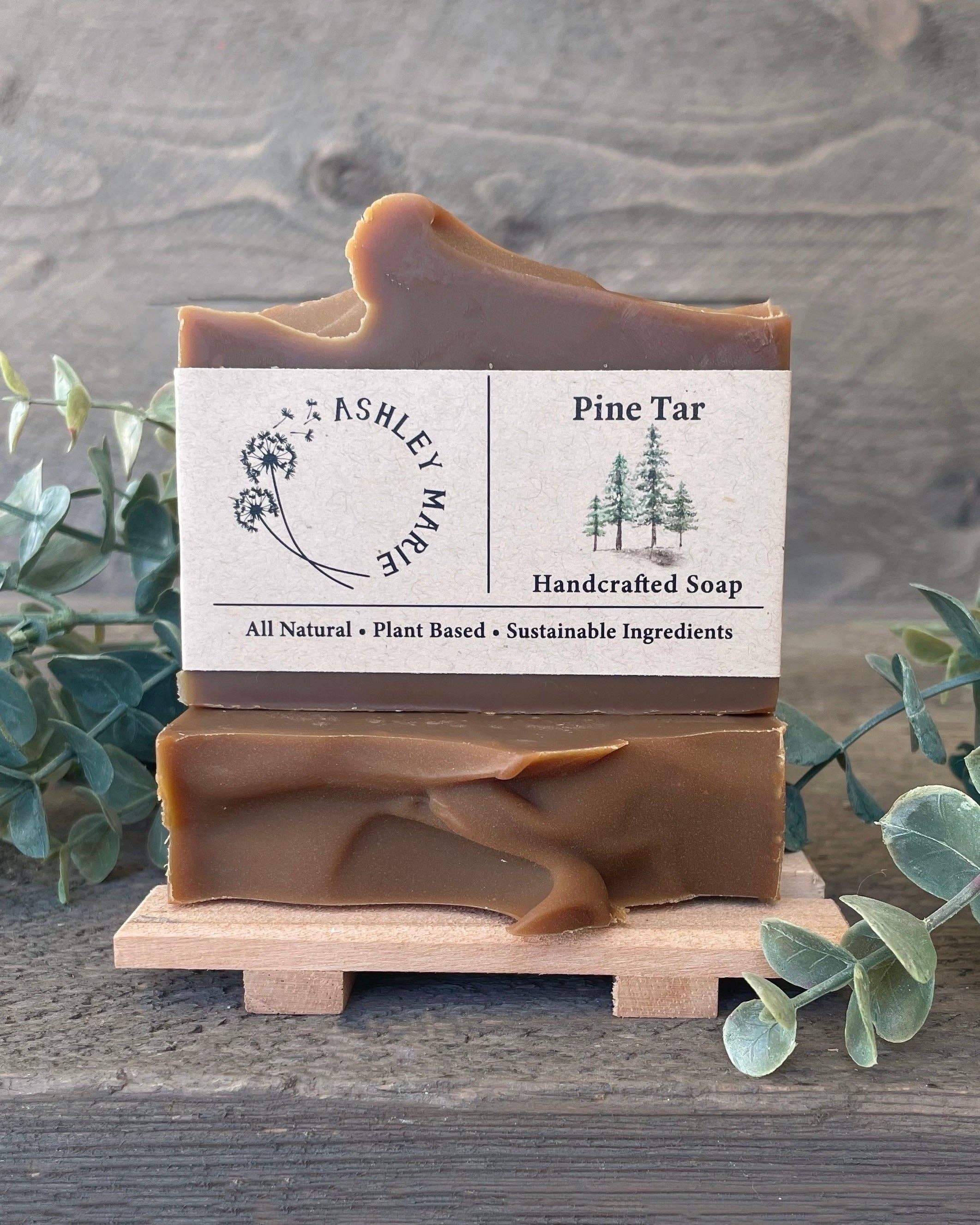 This pure authentic pine tar soap is made with 10% pine tar. This is one of the most potent soaps available right now!


This all natural soap has long been used for its medicinal benefits in the treatment of skin and scalp conditions. It’s wonderful for 