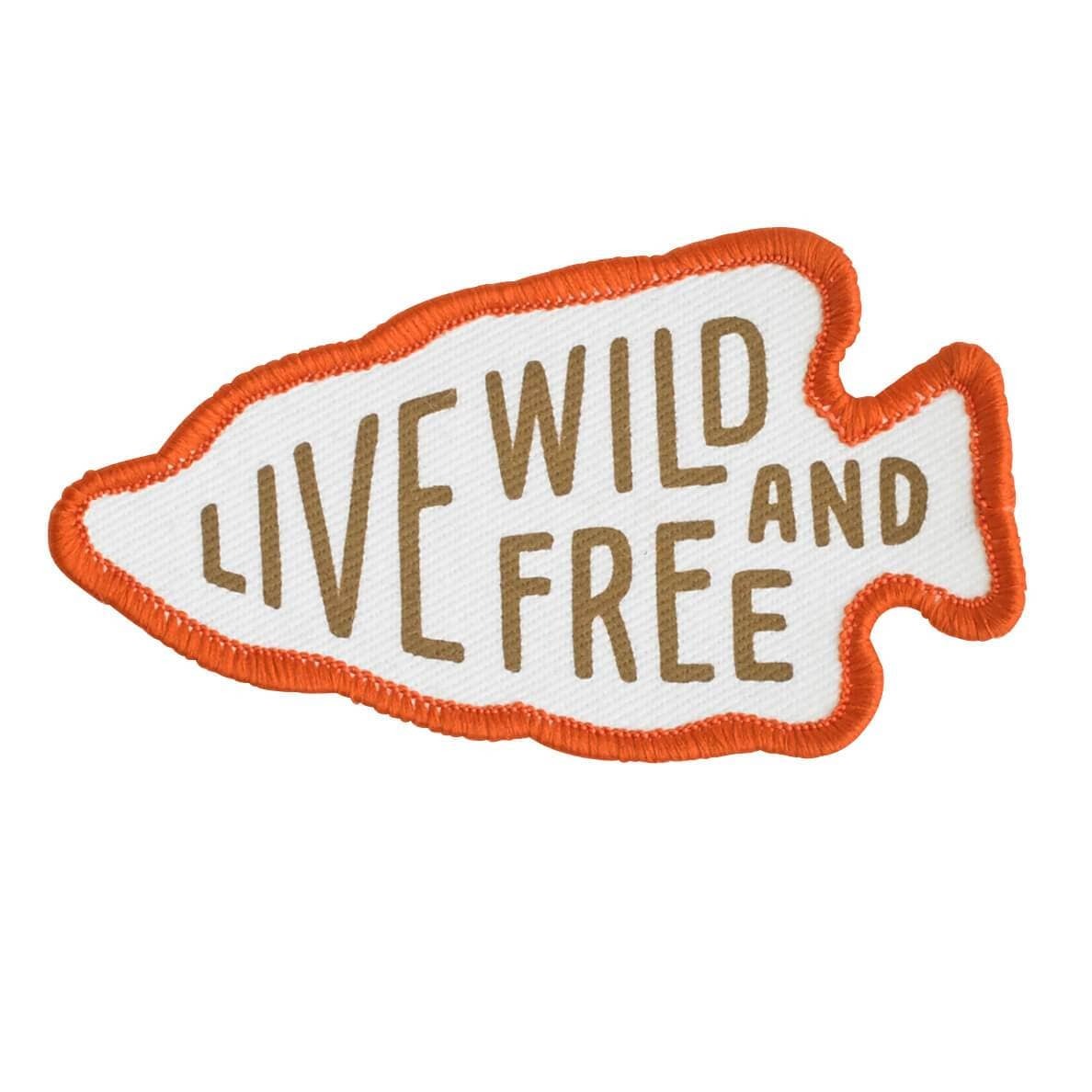 Live Wild & Free!
* Screen Printed Patch
* Iron-On
* 3" x 1.5"
