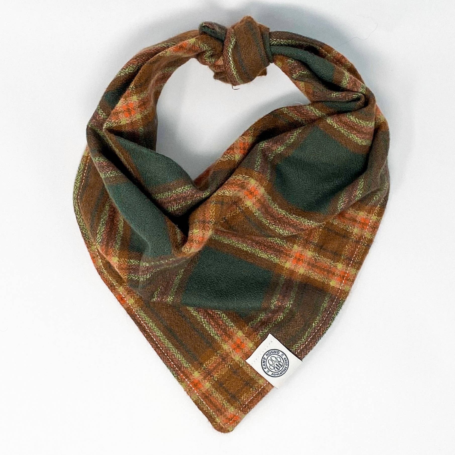 Treat your pup--and yourself--to some cozy camp vibes with this Favorite Flannel Bandana! Made of super soft and snuggly flannel, its classic plaid pattern will make you feel like you're hanging around the campfire--flannel shirts and all. (No marshmallow