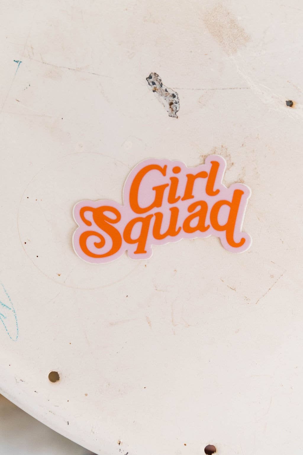 design: girl squad

high quality, vinyl sticker \\ waterproof

-size: 2.45"x3"