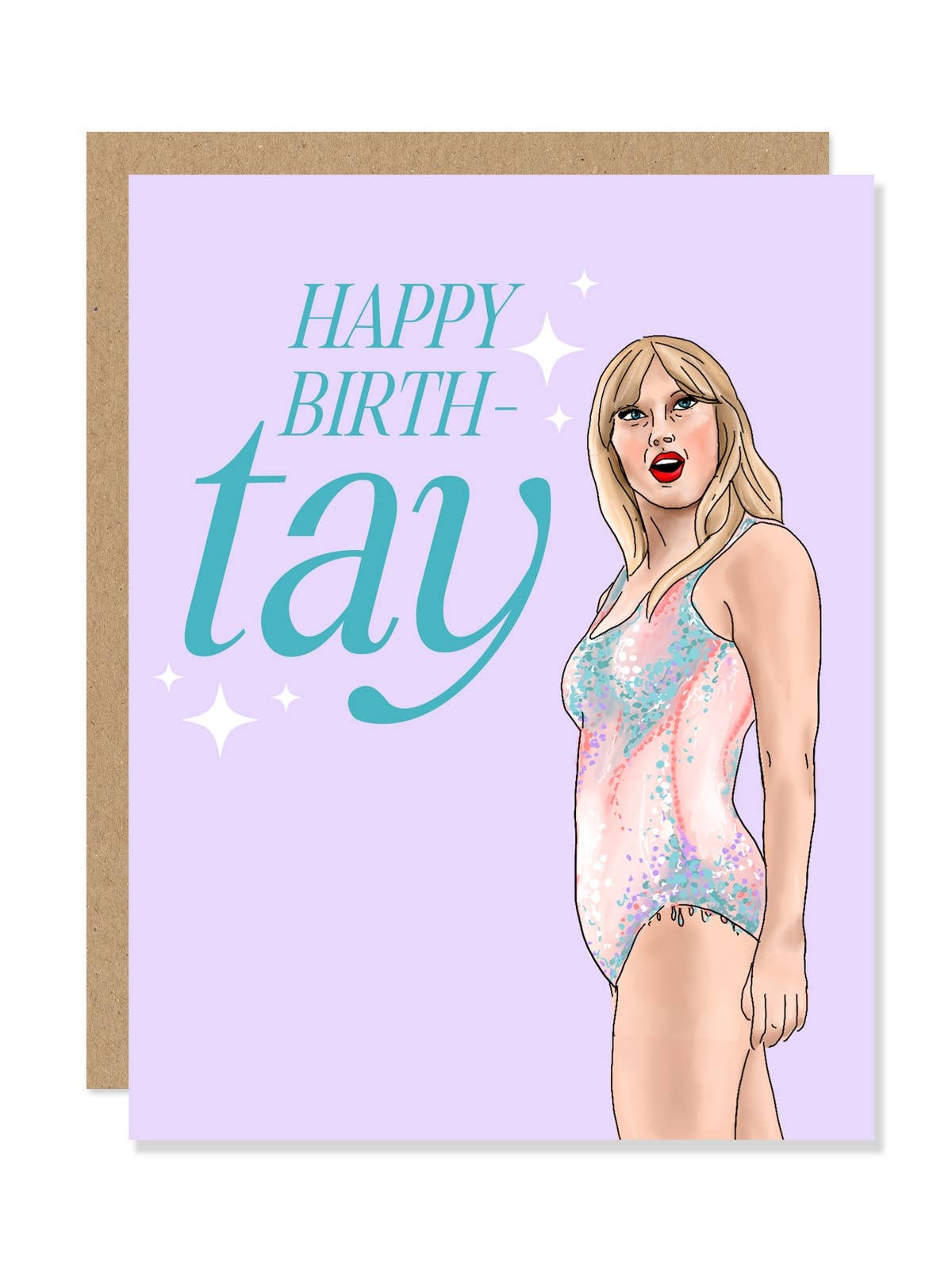 Maddon and Co - Taylor Swift - Happy Birth-Tay Card
A2 card with Kraft envelope