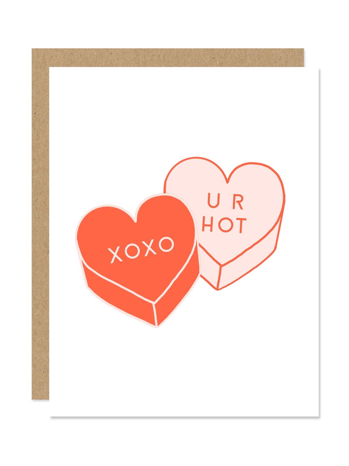 Maddon and Co - Candy Hearts Valentine's Card
A2 card with Kraft envelope