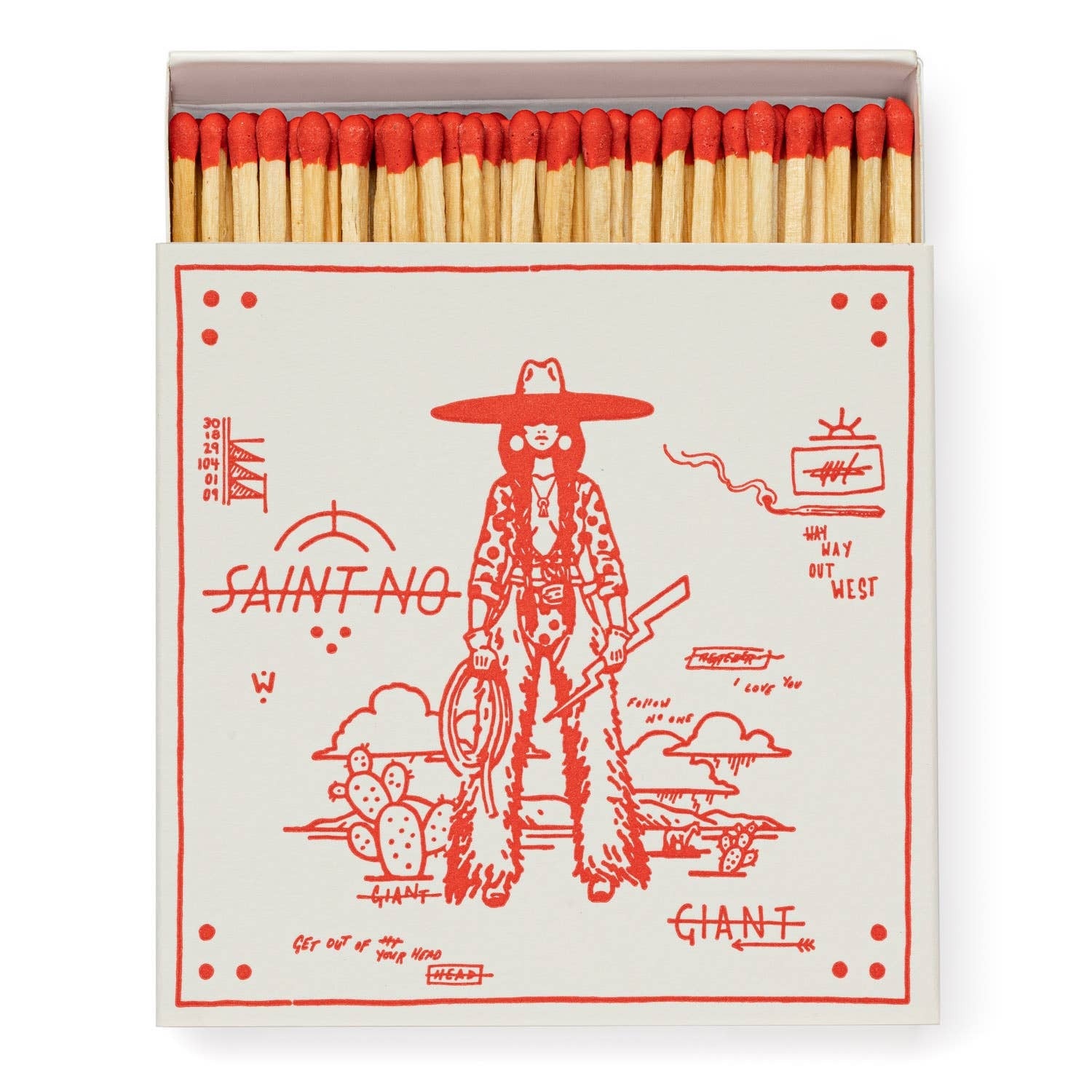 Designed way 'Out West' with our good friend, Saint No!