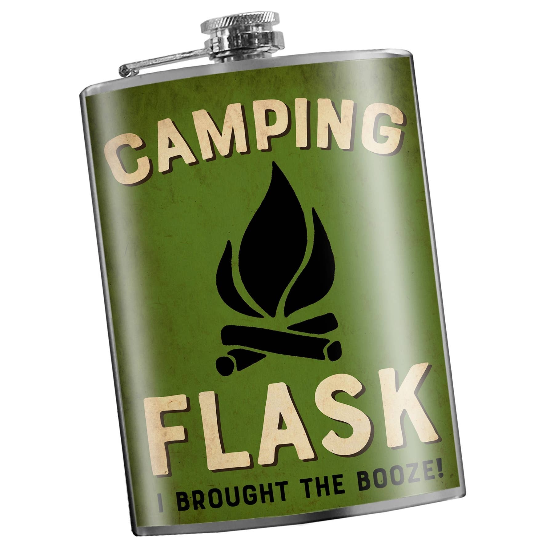 ALL LIQUOR FLASKS: $13 ea. (min. 2) MSRP $29

Made from high-quality stainless steel, lead-free, and hold up to 8 oz. of fluid. The vinyl designs are protected by a layer of liquid laminate that is completely liquid-proof and guaranteed to last a long tim