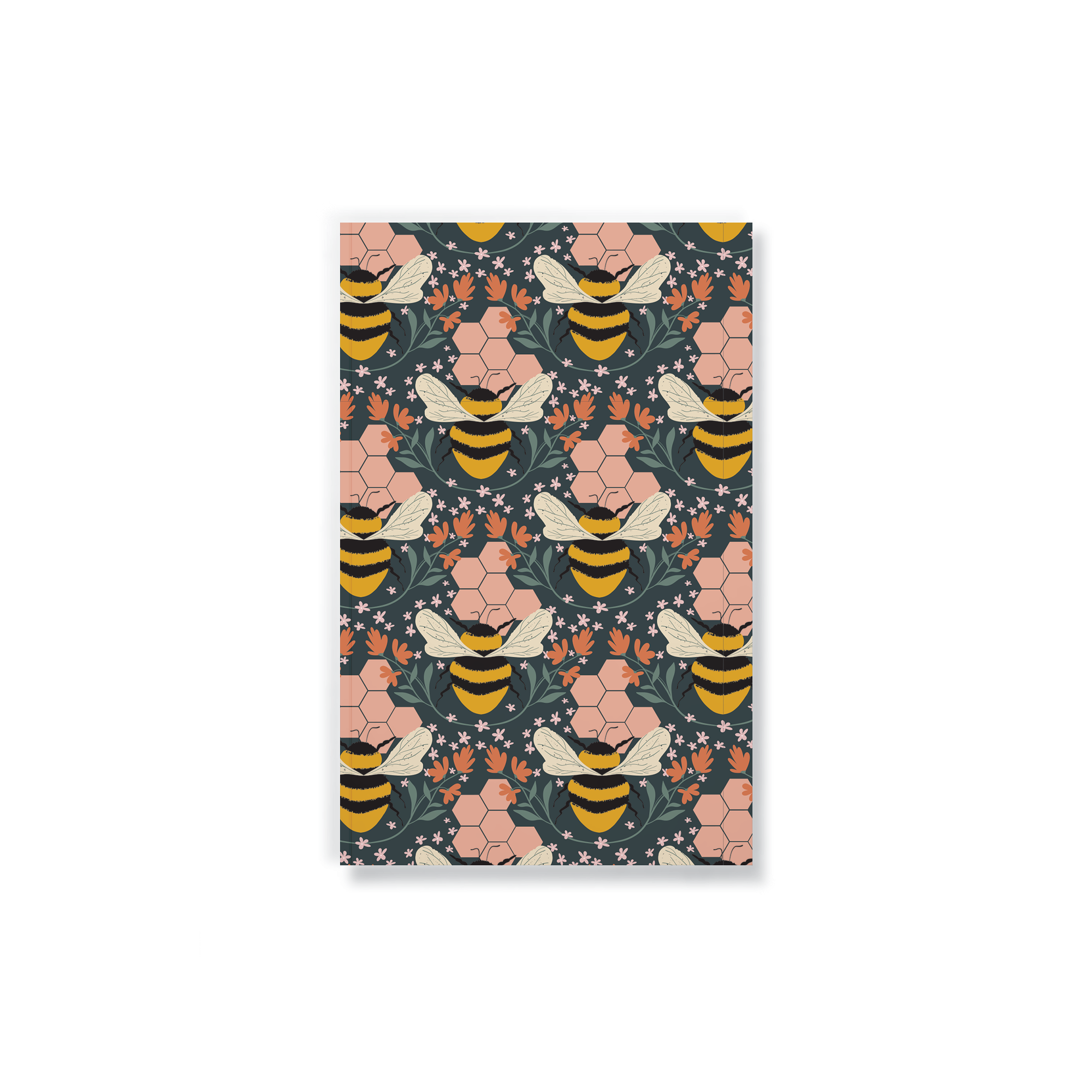 Denik - Honeycomb Bee Classic Layflat Notebook Lined