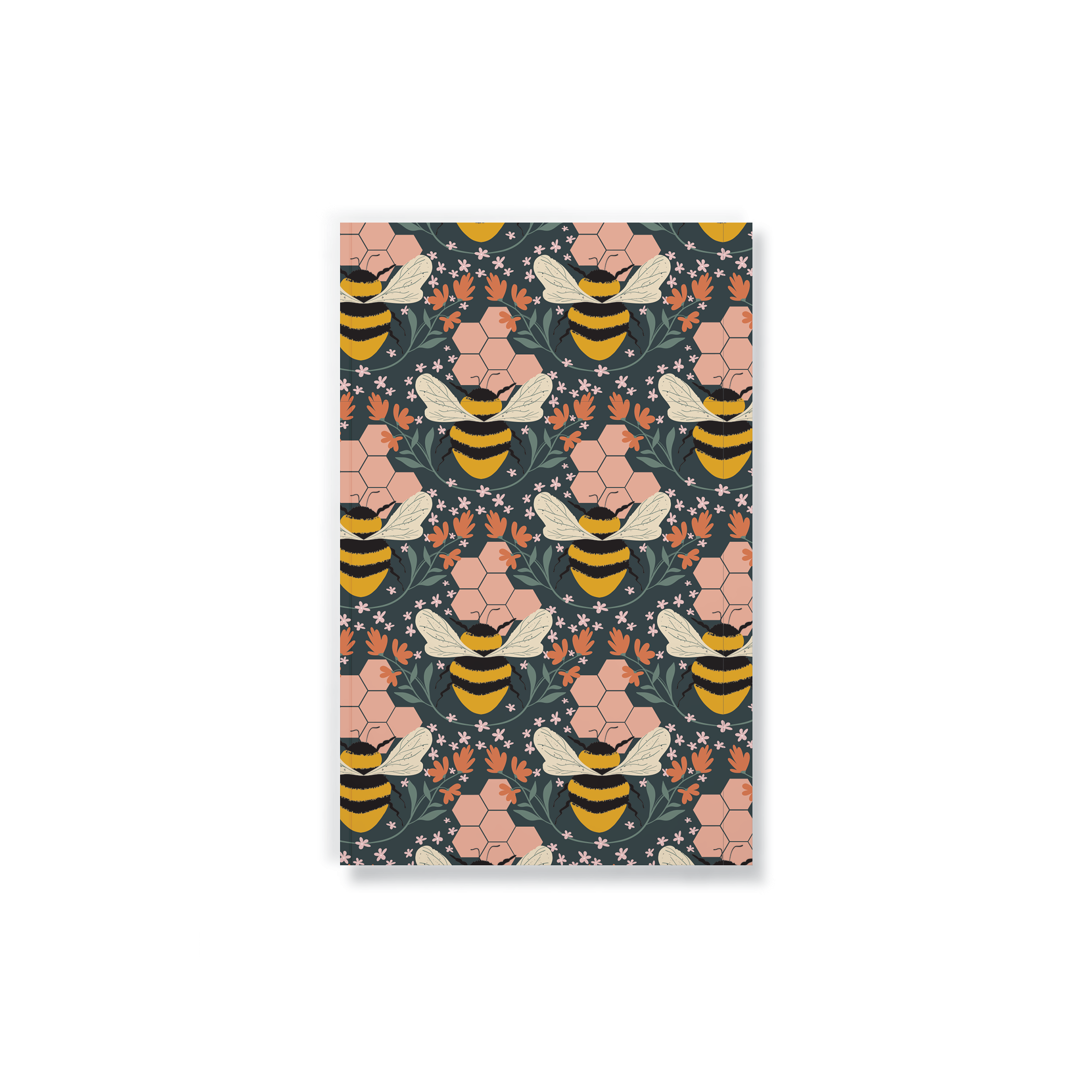 Denik - Honeycomb Bee Classic Layflat Notebook Lined