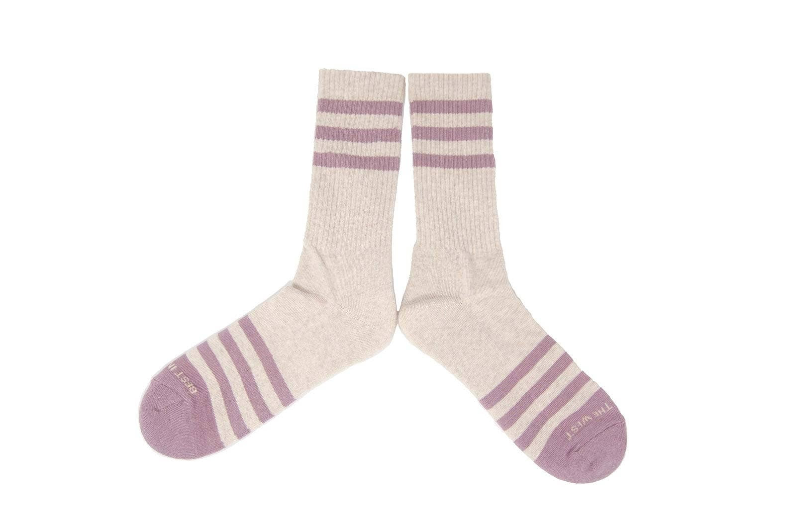 "BEST IN THE WEST" Across Toes

The Premium Heathered Cotton has rich, plush feel similar to our Bamboo Cotton but in these beautiful rich heather colors.

Made in Los Angeles, CA. USA

Size: L/XL (9-13 US) *but "fits" smaller feet pretty well from what w