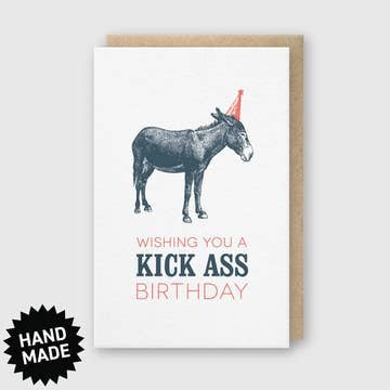Pike Street Press- Kick Ass Birthday Card