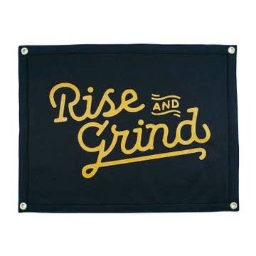 Oxford Pennant Rise & Grind Camp Flag