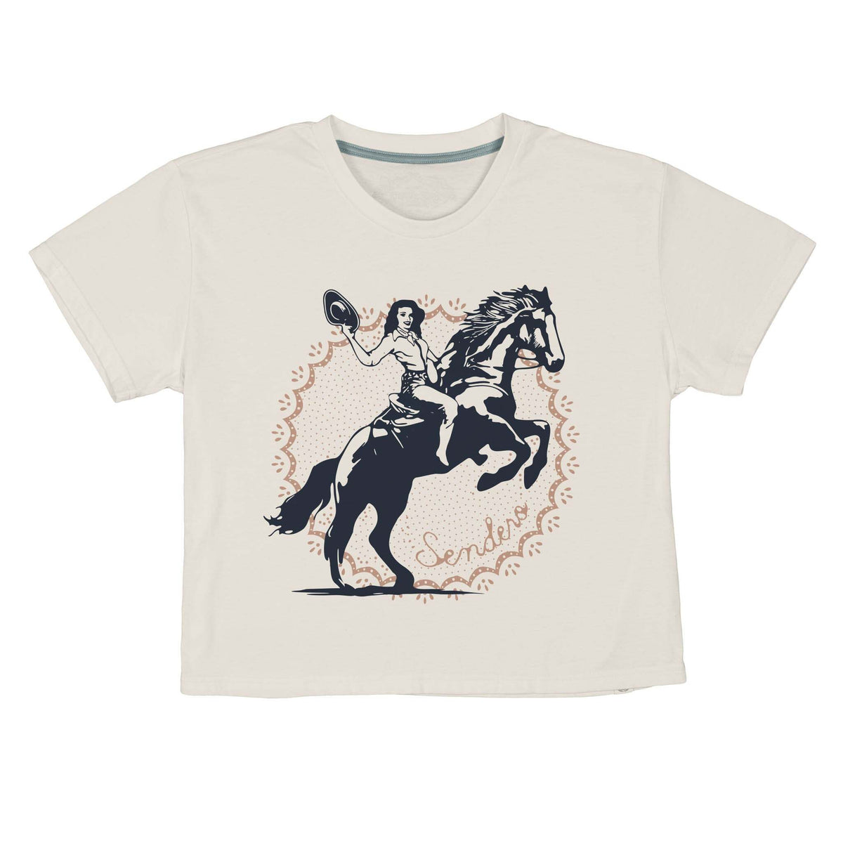 Sendero Palomino Crop Tee
