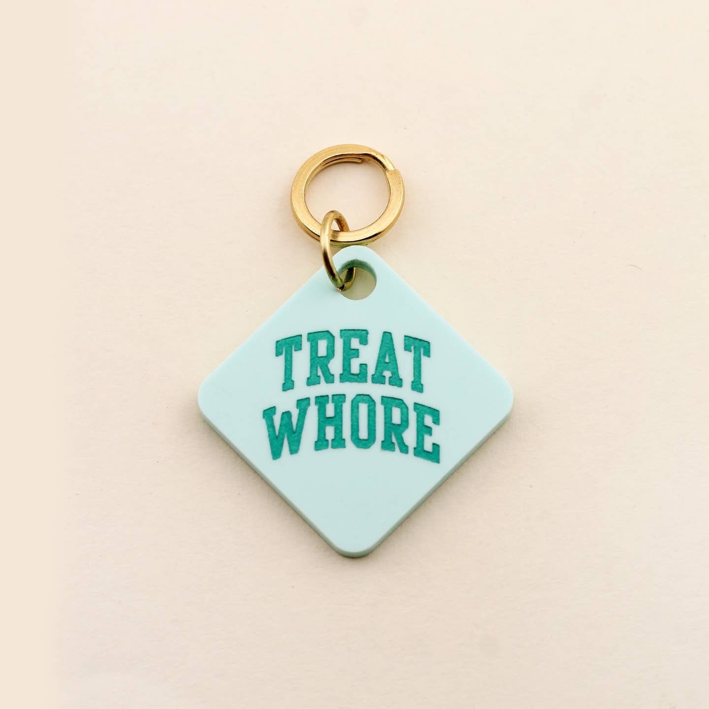 Freshwater Curated Goods- Treat Whore Pet Tag