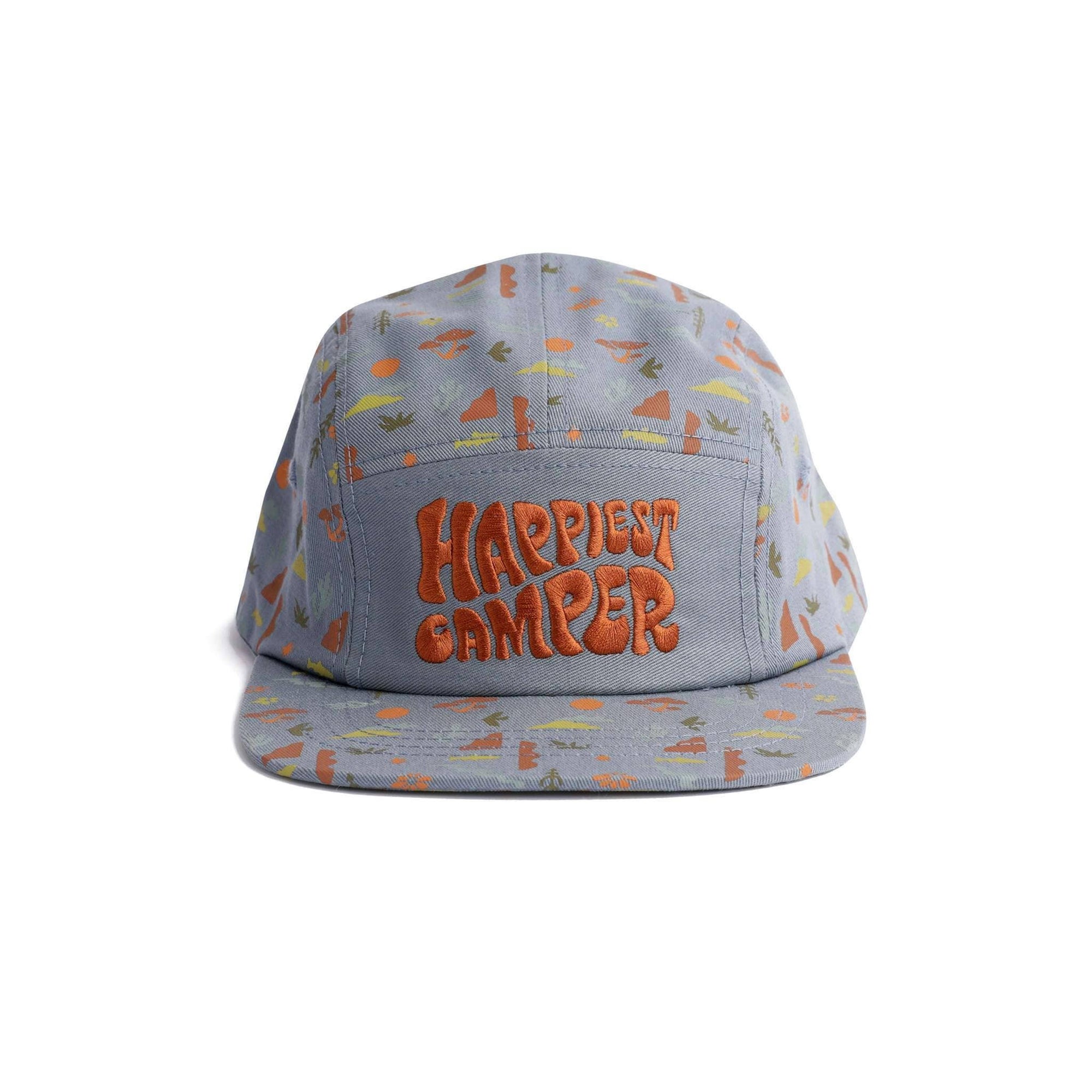 Our best-selling Happiest Camper adult hat is now available for all the little Happiest Campers in your life.

This is our first hat to feature a special, all-over print design - a perfect reminder that the little things really make all the difference in 
