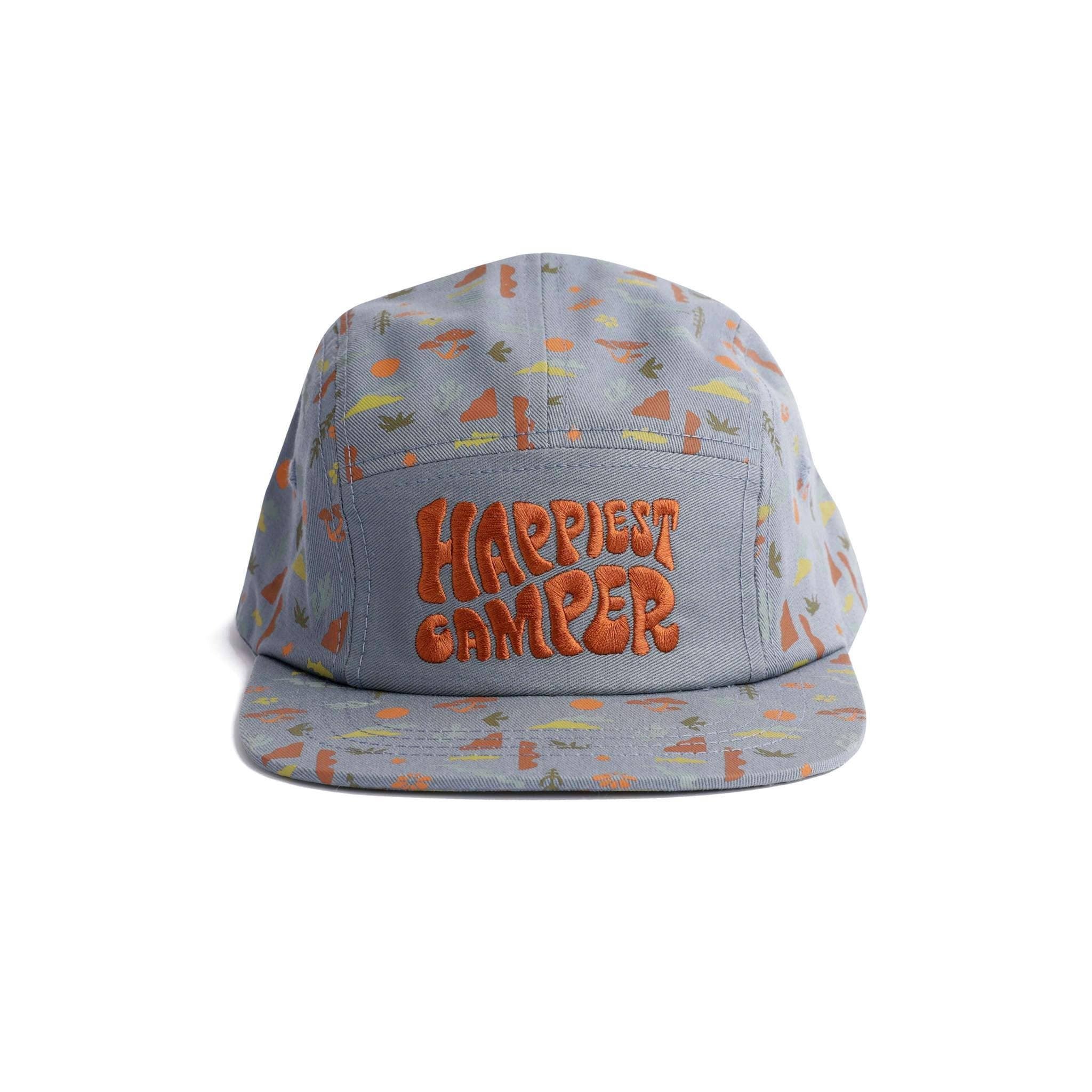 Our best-selling Happiest Camper adult hat is now available for all the little Happiest Campers in your life.

This is our first hat to feature a special, all-over print design - a perfect reminder that the little things really make all the difference in 