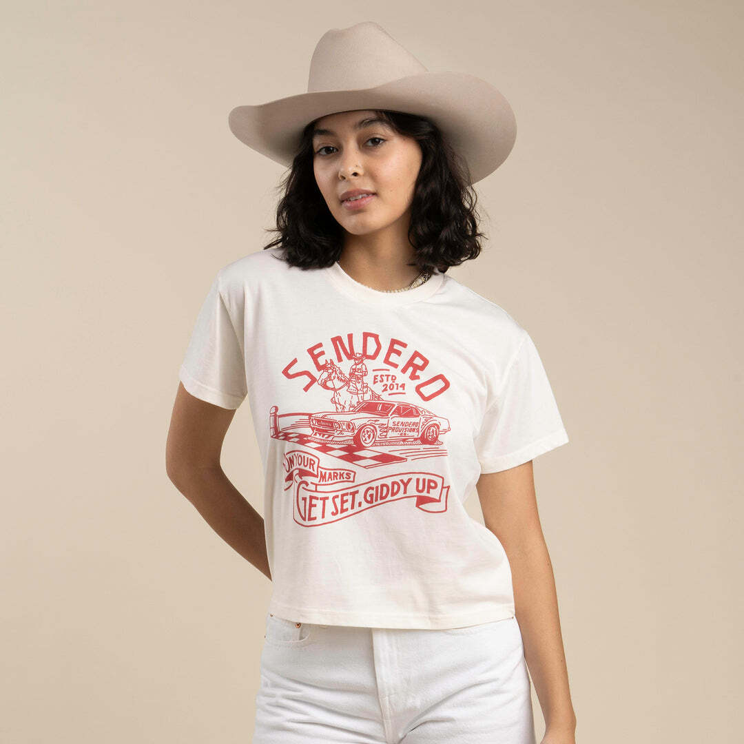 Sendero- Giddly Up Boxy Tee