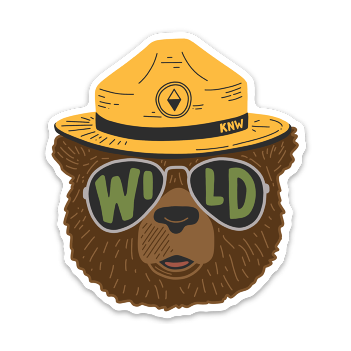 Only YOU can help keep nature wild! Express your love for the wild wherever you go - these stickers are perfect to stick on your reusable water bottles, laptops, cars, and more! These stickers are super durable and easy to apply!

Dishwasher safe
Colored 