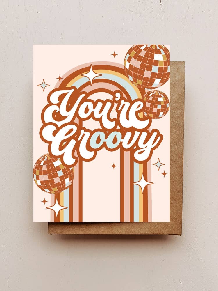 A2 card with Kraft envelope